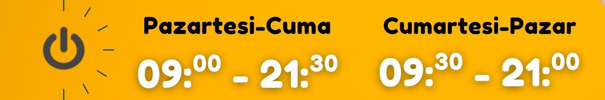 çalışma saatleri 21:30