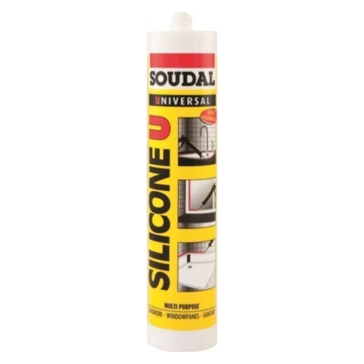 Soudal Silicone U Genel Amaçlı Beyaz Silikon 280 gr