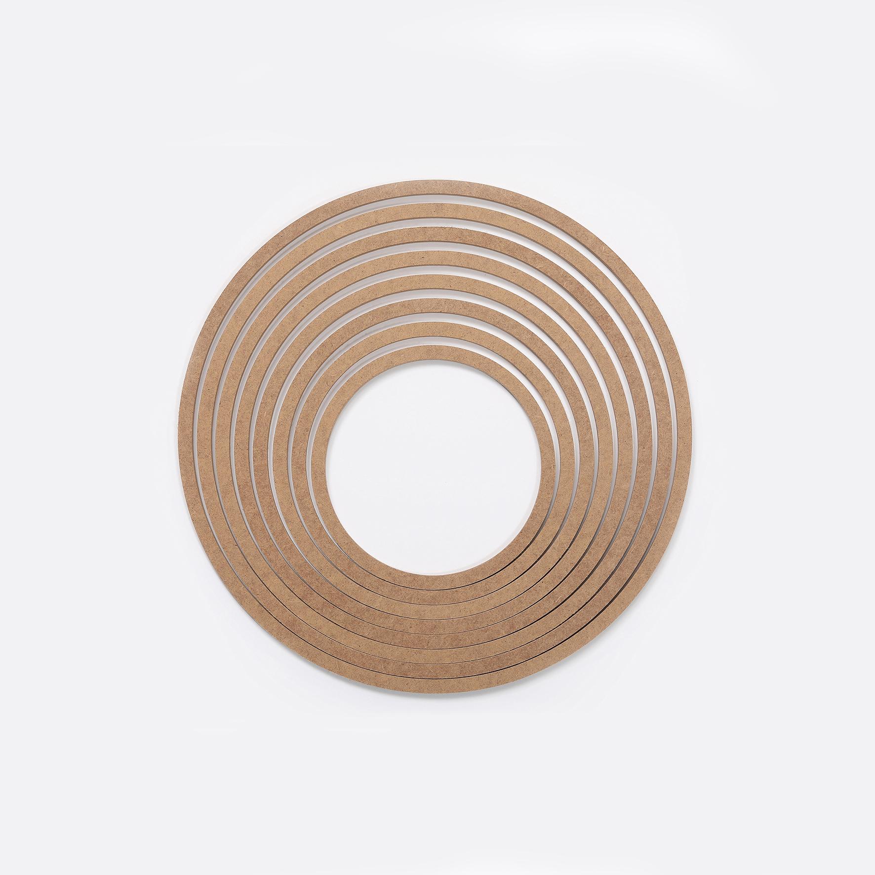 8'Lİ HAM MDF VİDASIZ KASNAK (5’Lİ SET)