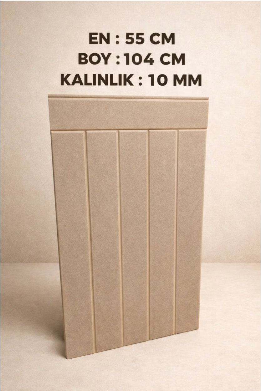 RF50 ÖZEL HAM MDF DUVAR PANELİ 54 CM X 104 CM ( 10 MM KALINLIK )