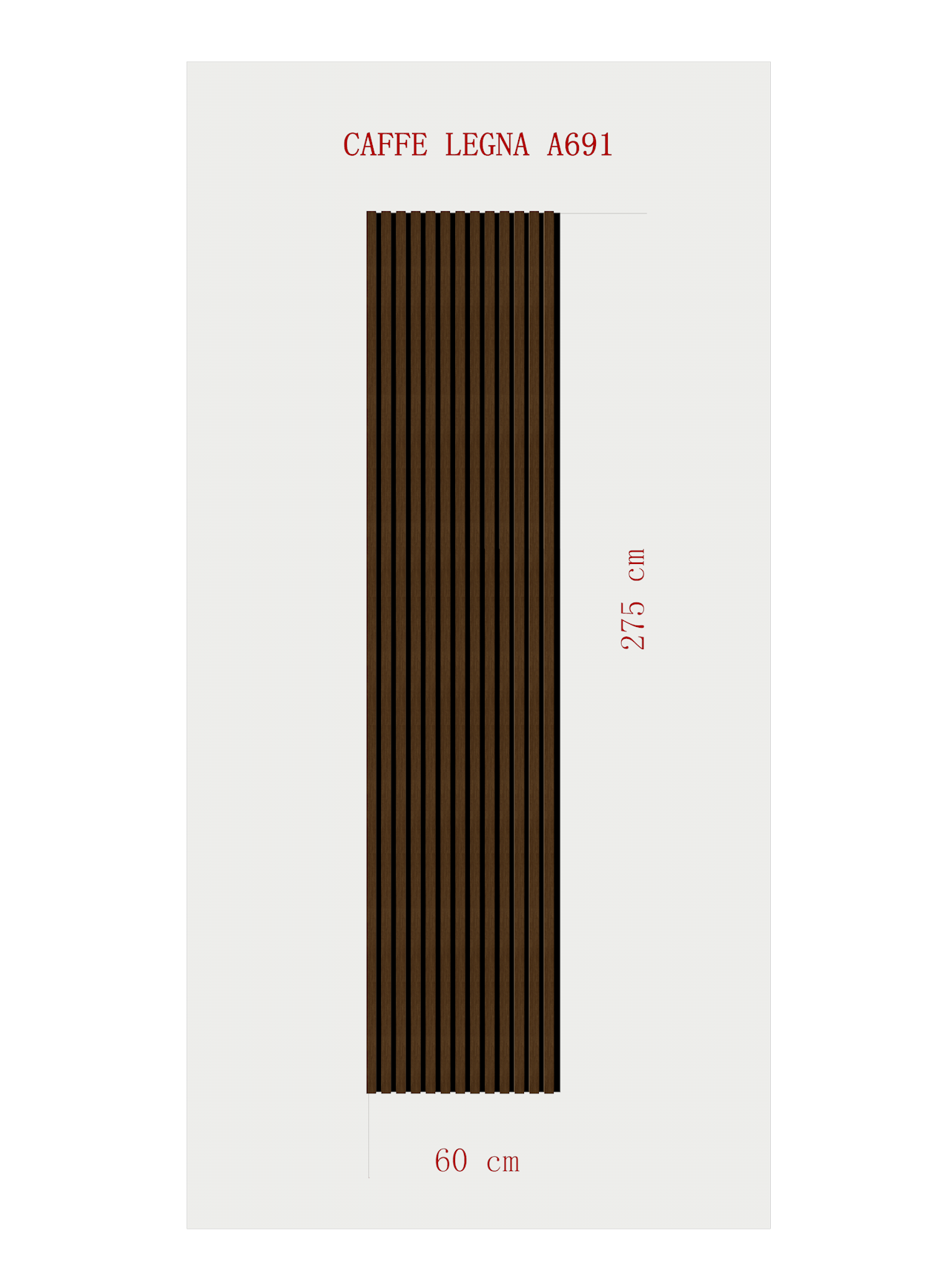 AKUSTİK ESNEK KEÇE PANEL 60x275 CM – CAFFE LEGNA