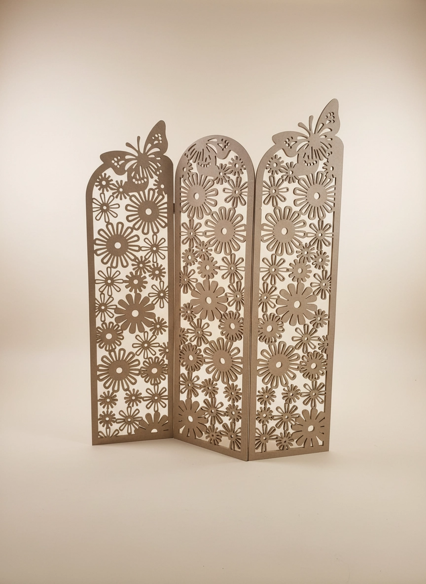 BAHAR MODEL DEKORATİF HAM MDF SEPERATÖR(3 LÜ SET)