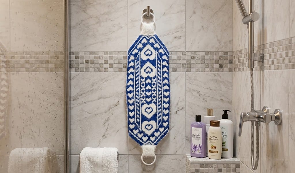 Saplı, Uzun, Vücut ve Sırt Banyo Lifi