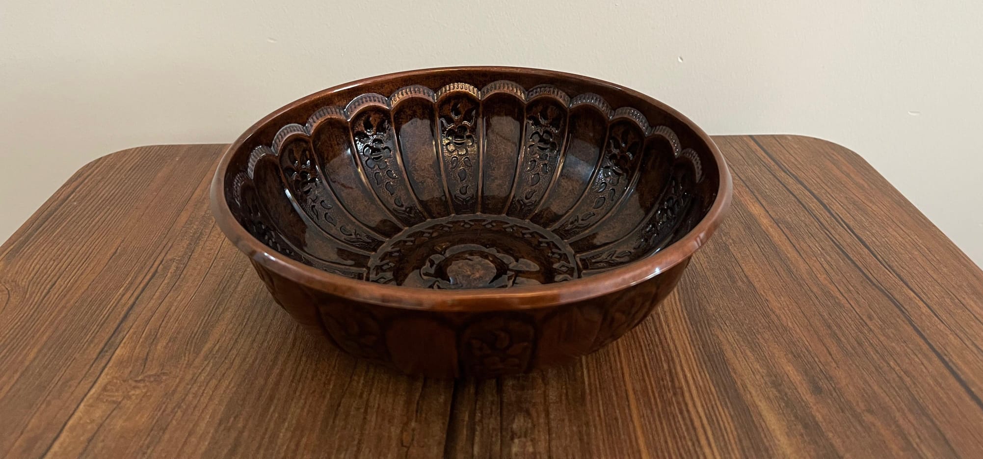 Bakır Renkli Metal Hamam Tası