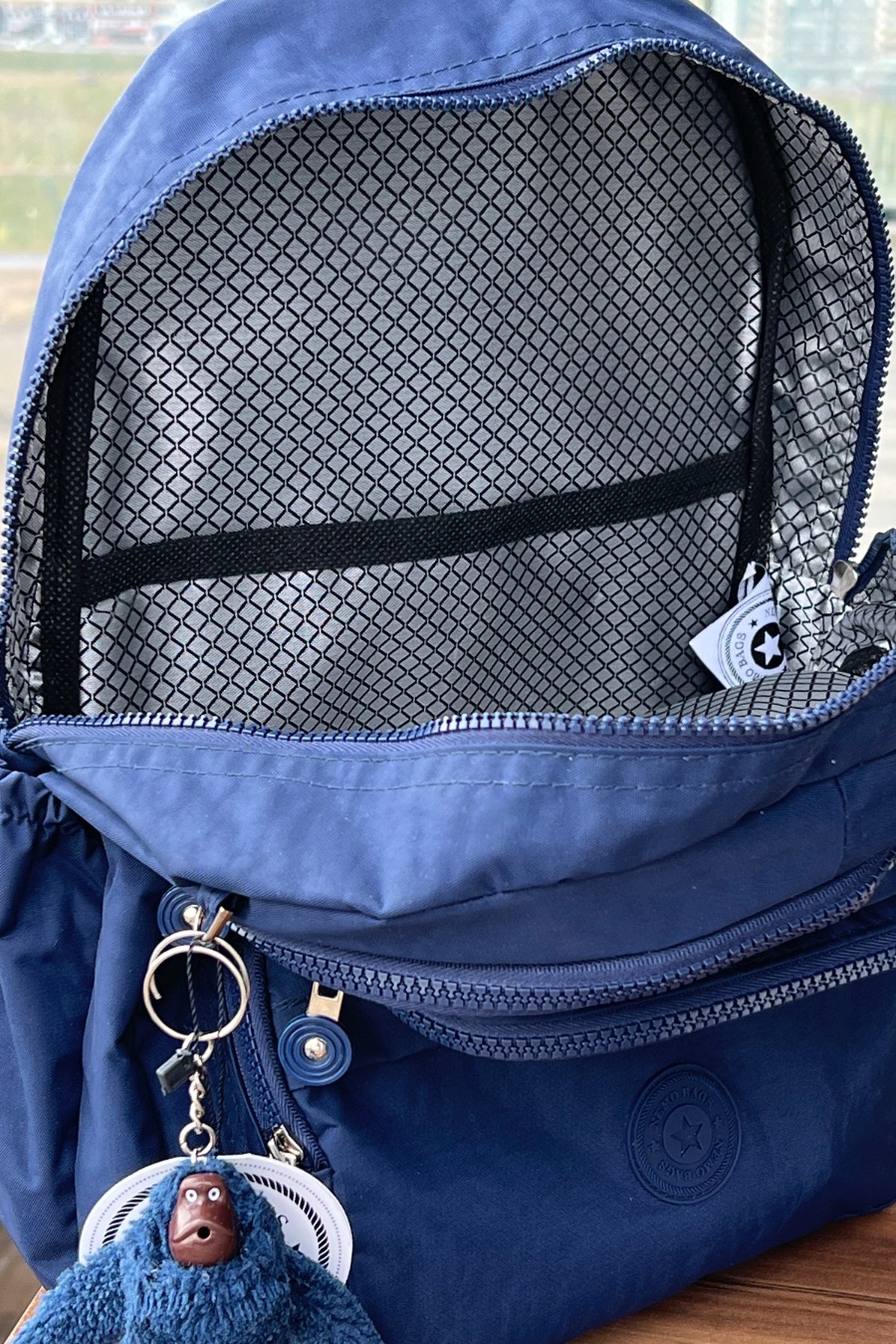 NEMO BAGS Unisex LACİVERT Sırt Çantası Okul Çantası Laptop ve Seyahat Çantası Su Geçirmez Spor Çantası 40x30x15cm