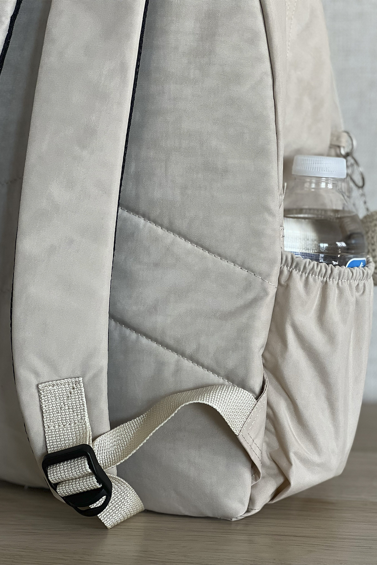 Nemo Bags BEJ Sırt, Okul, 14 İnç Laptop, Seyahat Çantası Amigurumi Ayıcık Anahtarlık Hediyeli