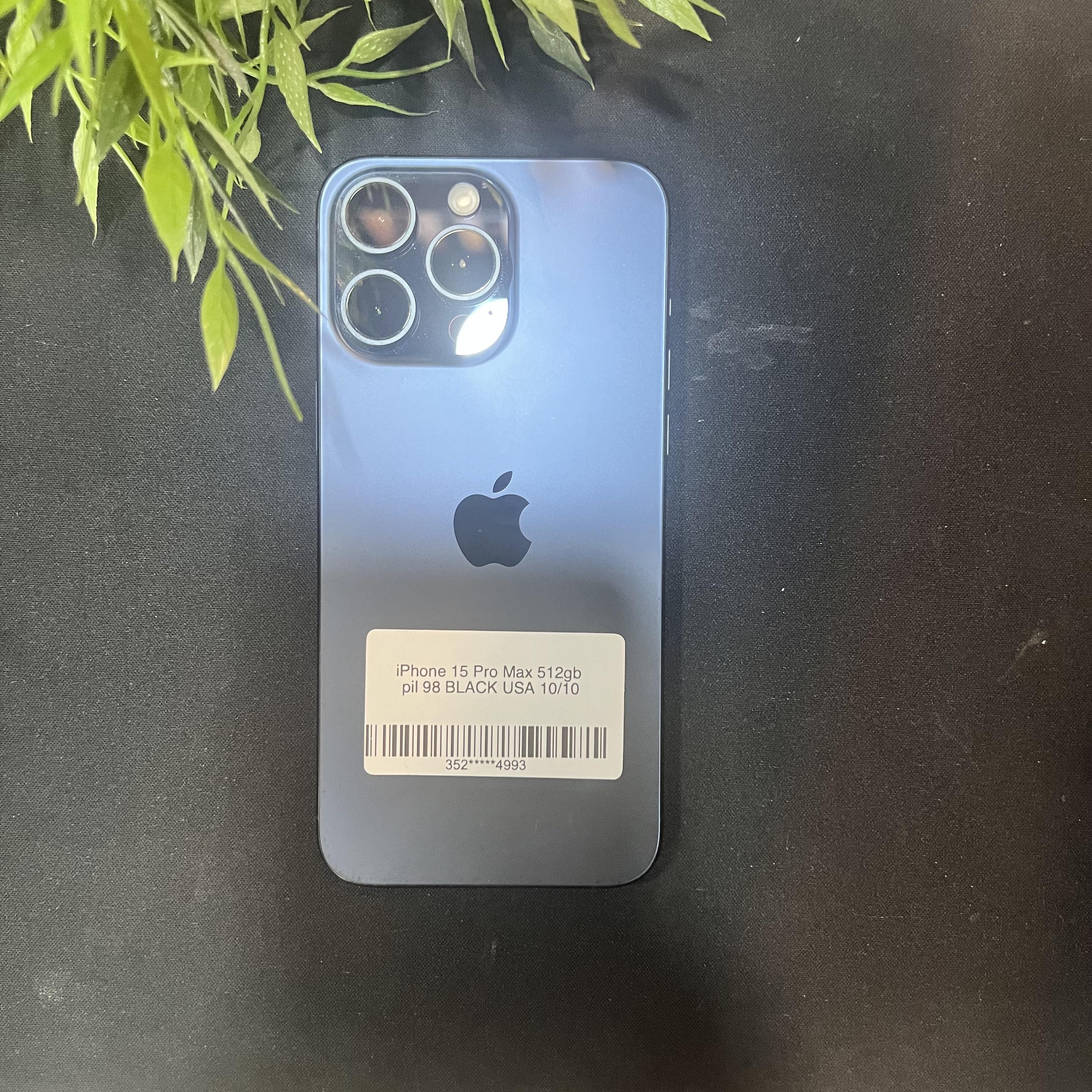 iPhone 15 Pro Max 512gb Blue TR