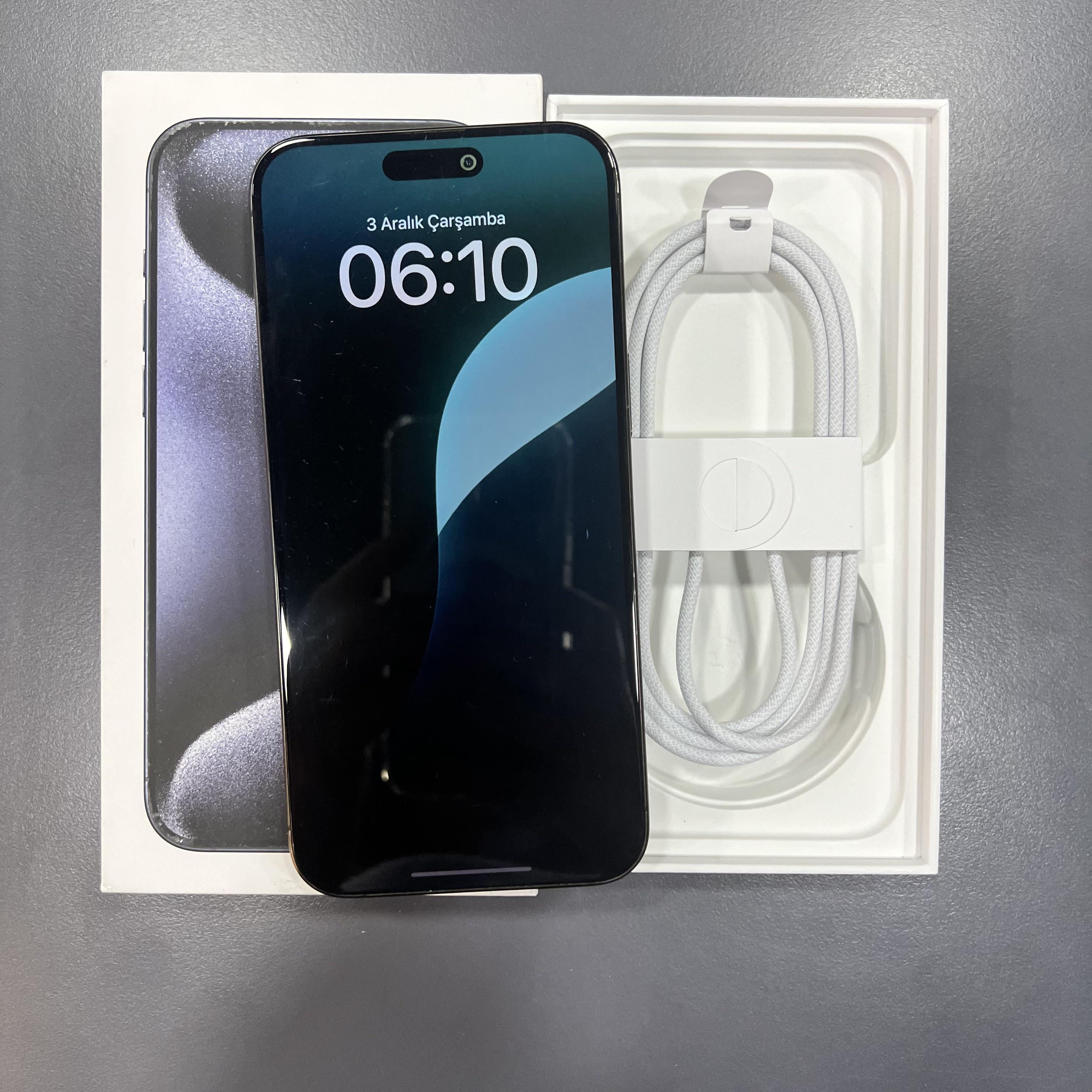 iPhone 15 Pro Max 256gb Black TR