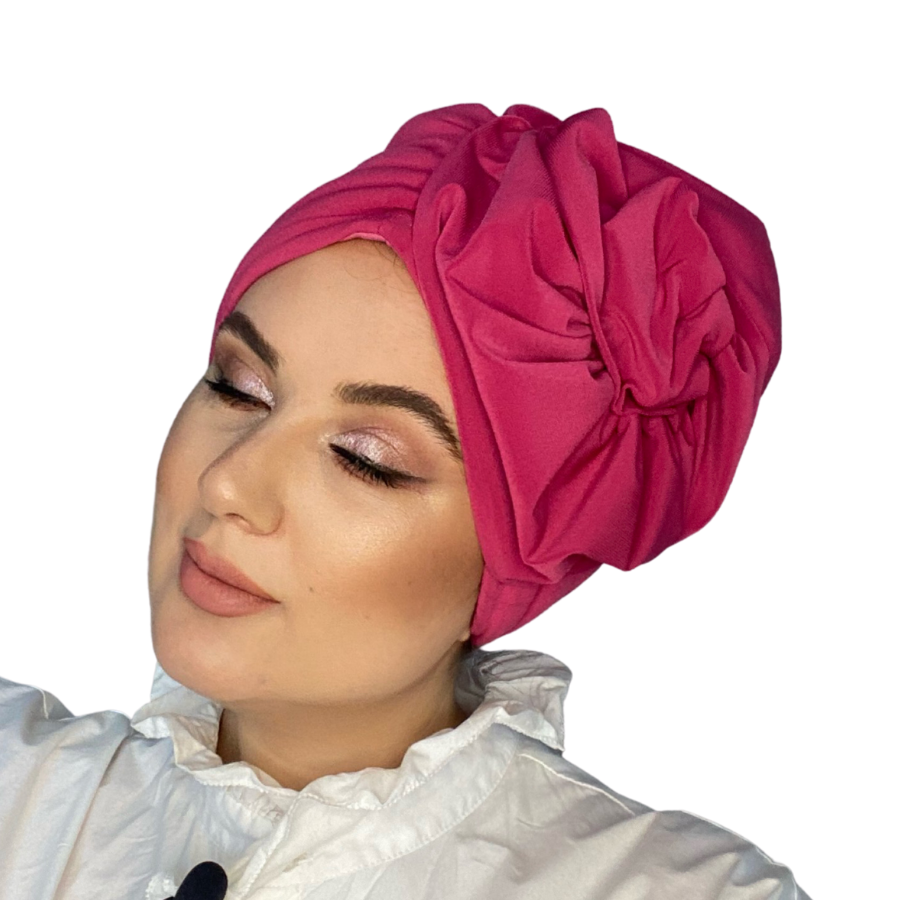 Fuşya Gül Bone