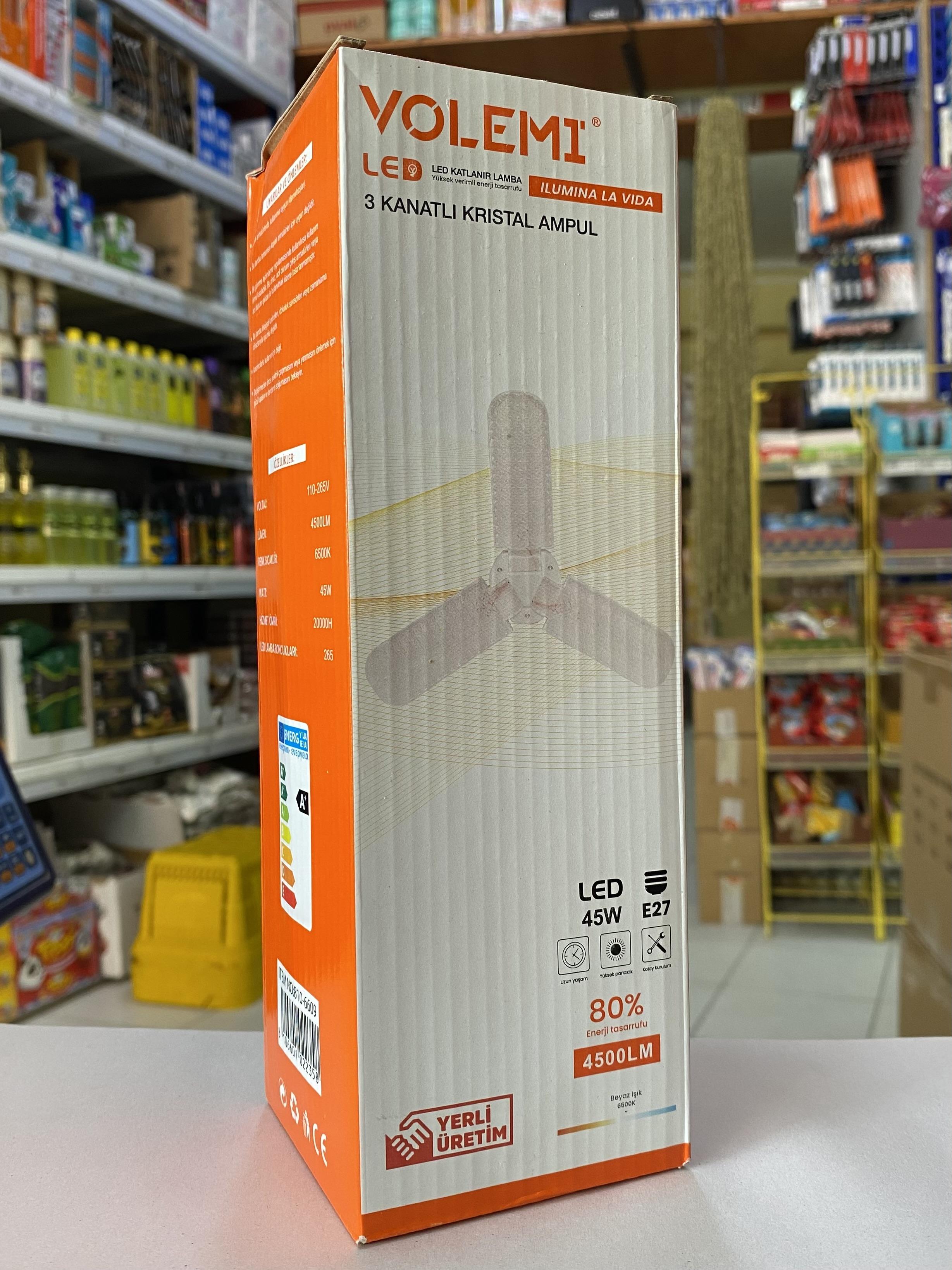 AMPUL KELEBEK VOLEMİ KRİSTAL 45W