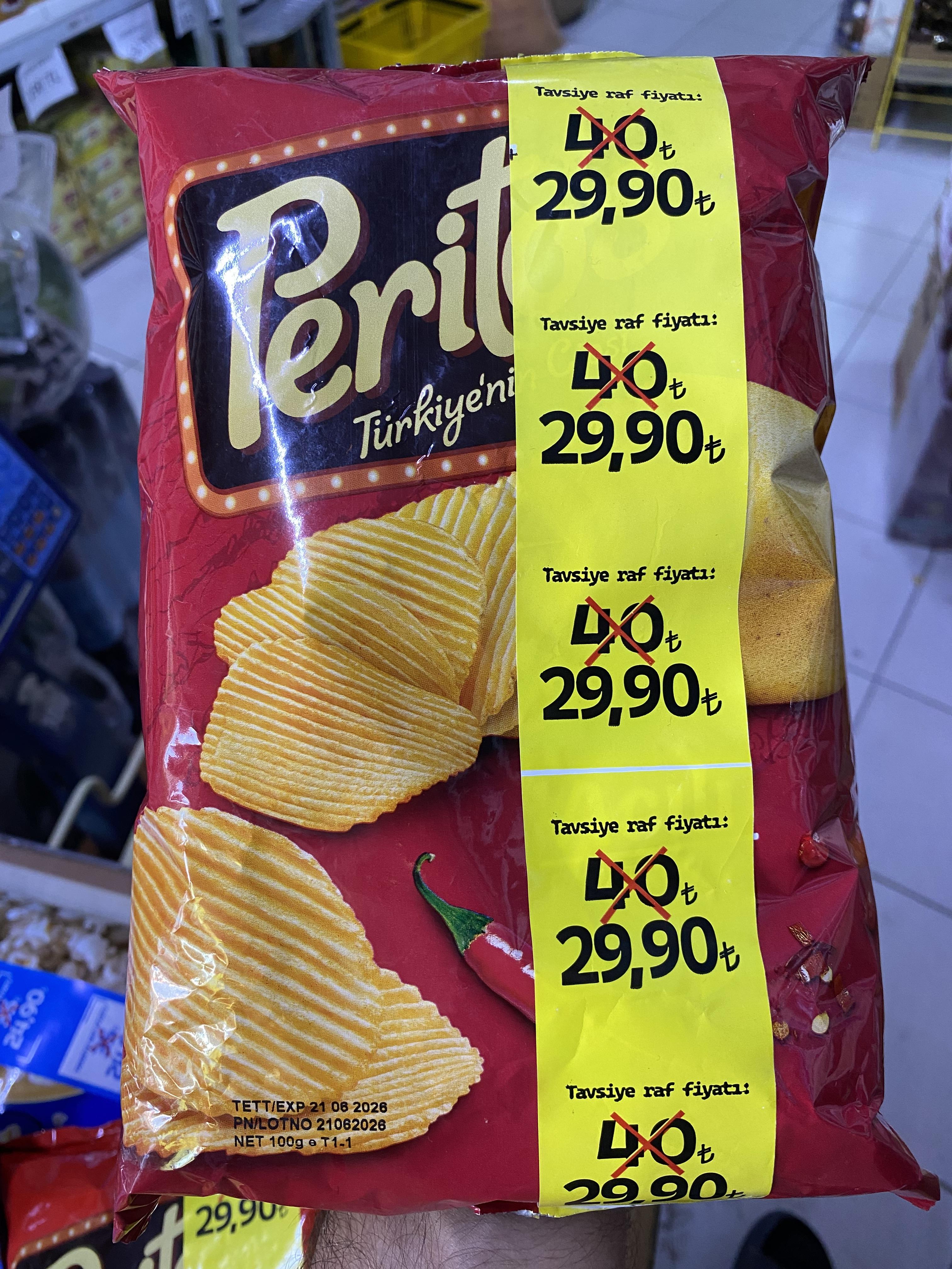 CİPSİ PERİTOS 100 GR *9* ACILI