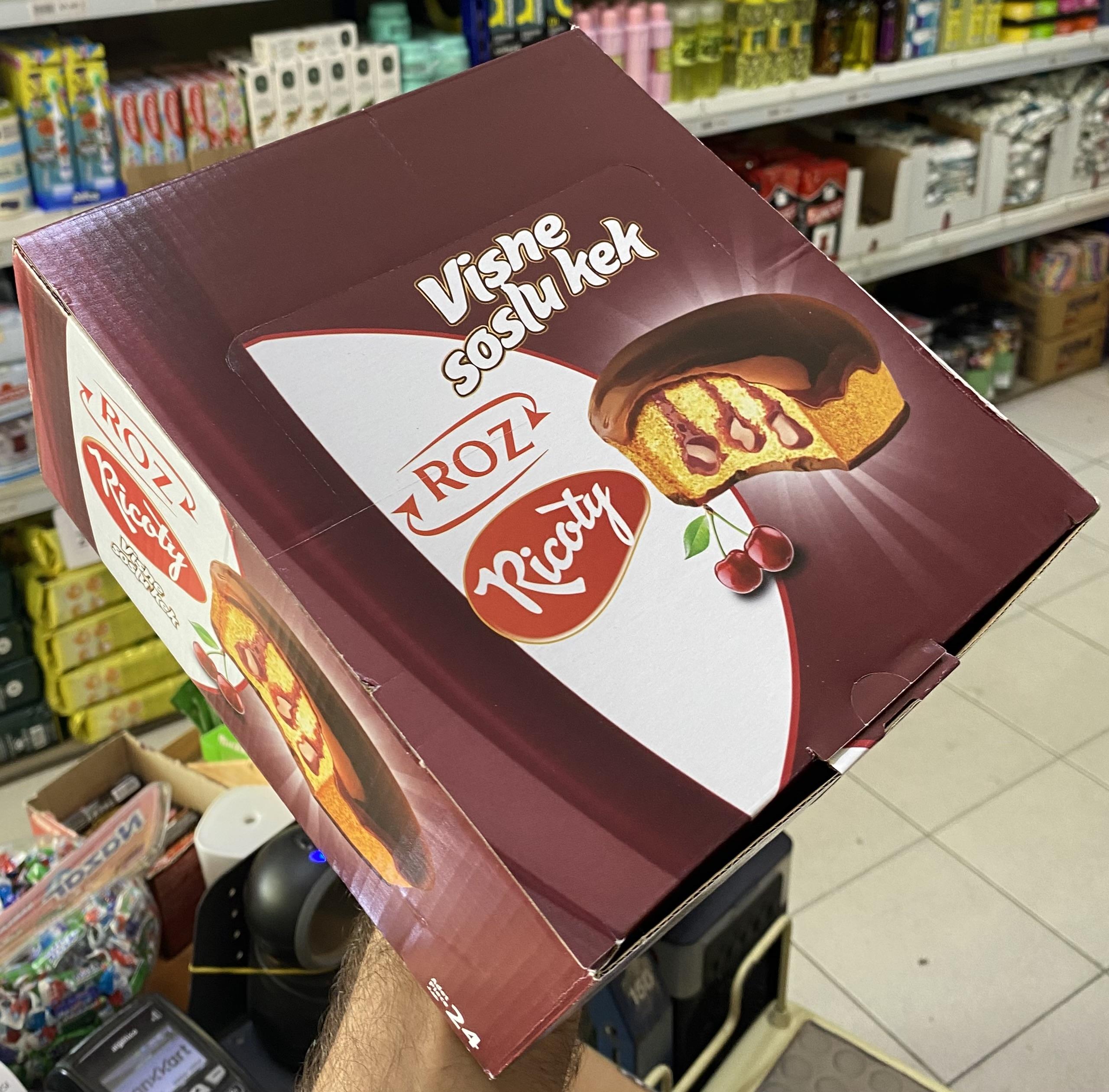 RİCOTY ROZ KEK 40 GR *24* VİŞNE
