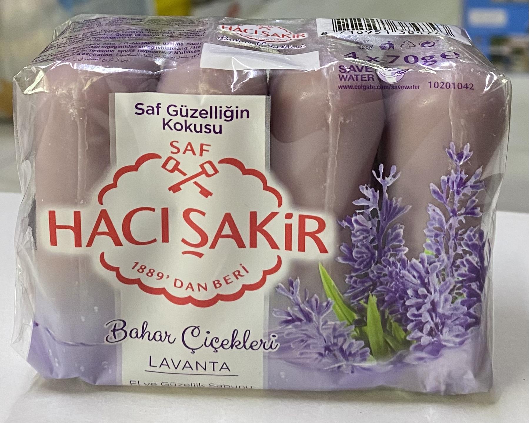 Hacışakir El Sabunu 4x70gr *24*