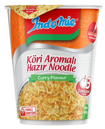 INDOMİE NOODLE KÖRİLİ TABAK *24* 60 GR