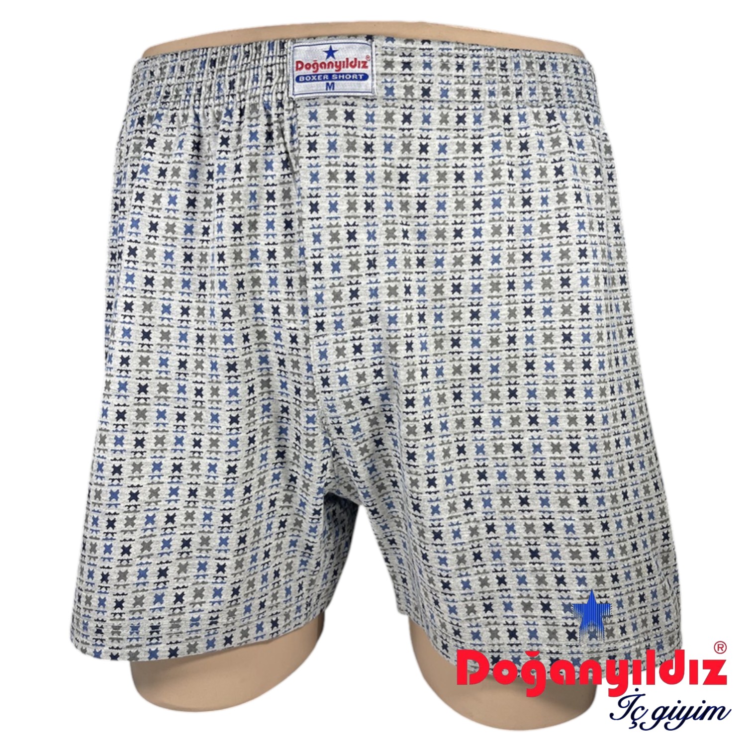 Doğan Yıldız 2210 Empirme (Desenli) Boxer Külot