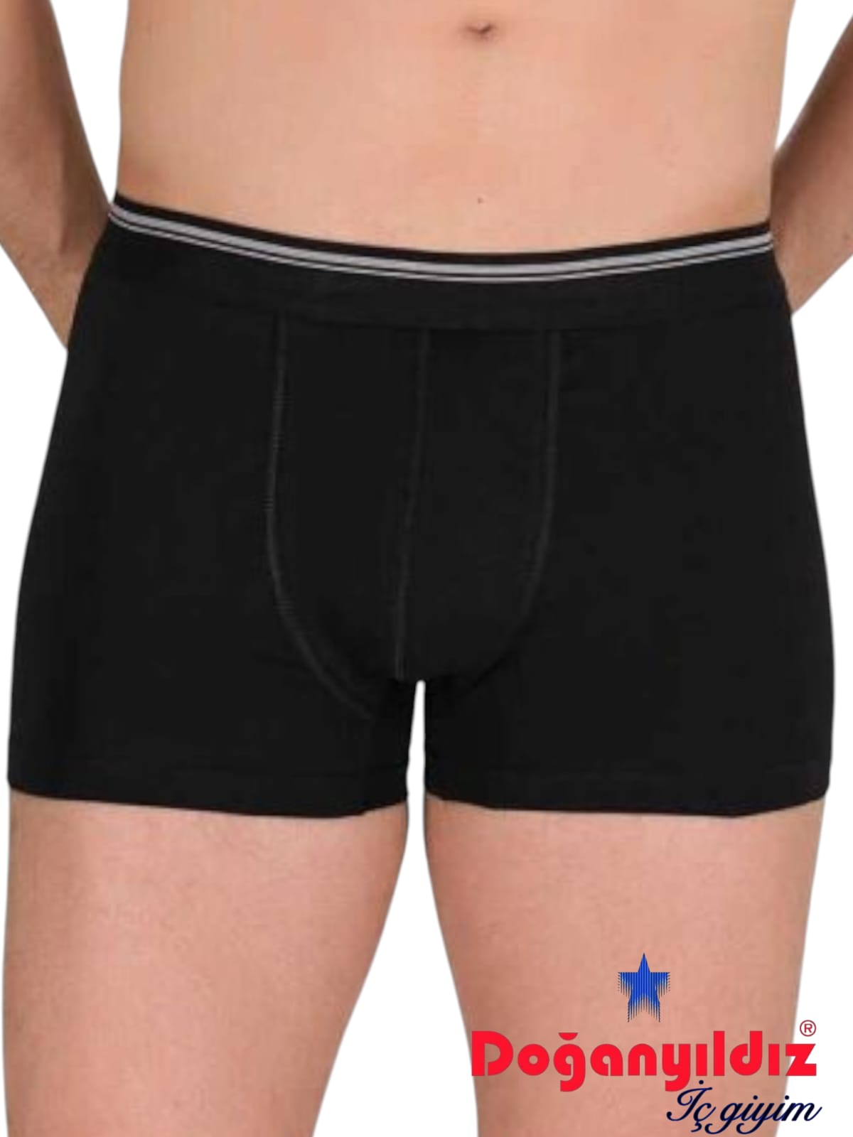 Doğan Yıldız 2810 Likralı Vücudu Saran Boxer Siyah