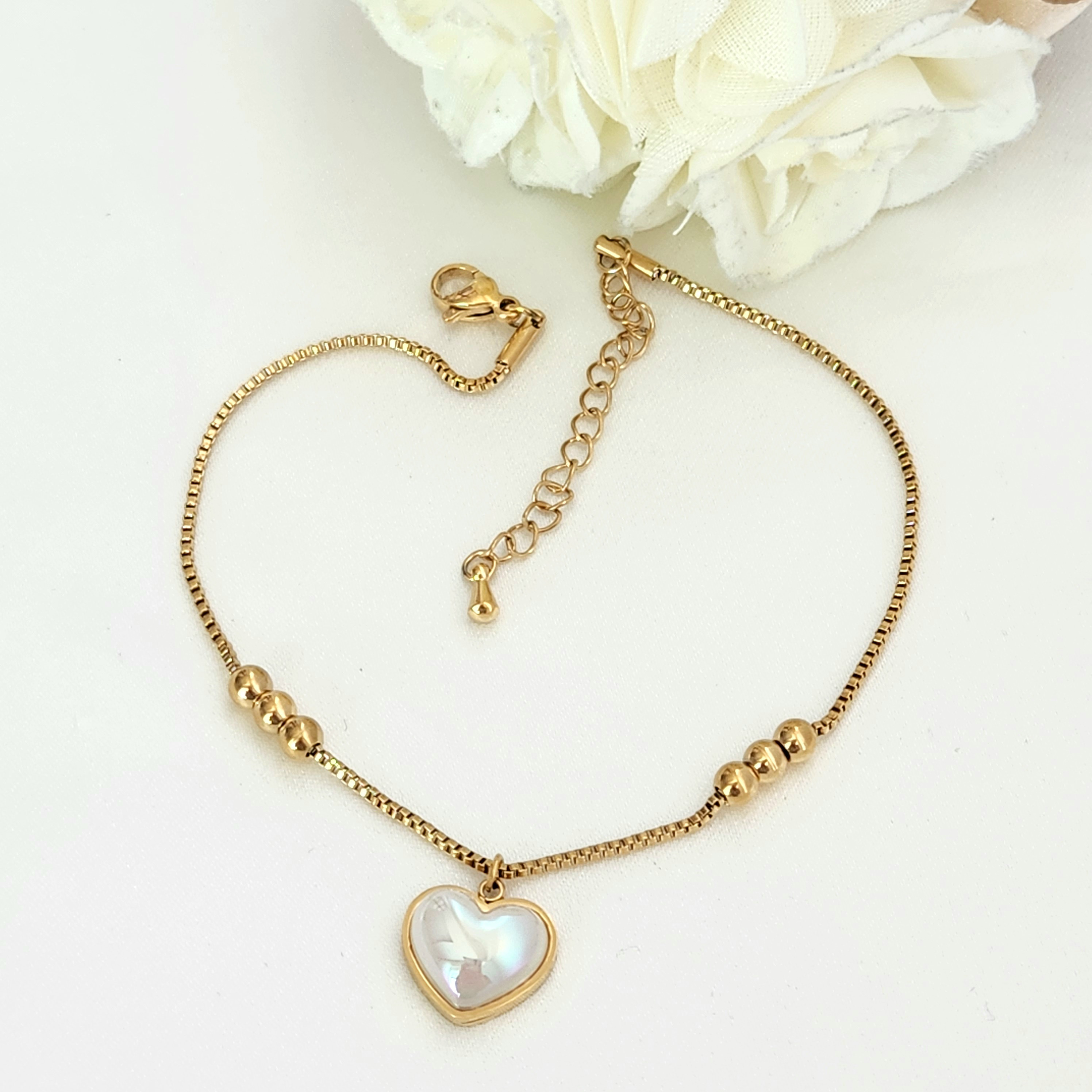 Dorika Kalp Çelik Halhal