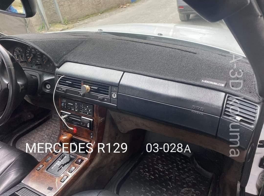 Mercedes R129 1989-2001 Konsol Torpido A3D Koruma Koruyucu Kılıfı
