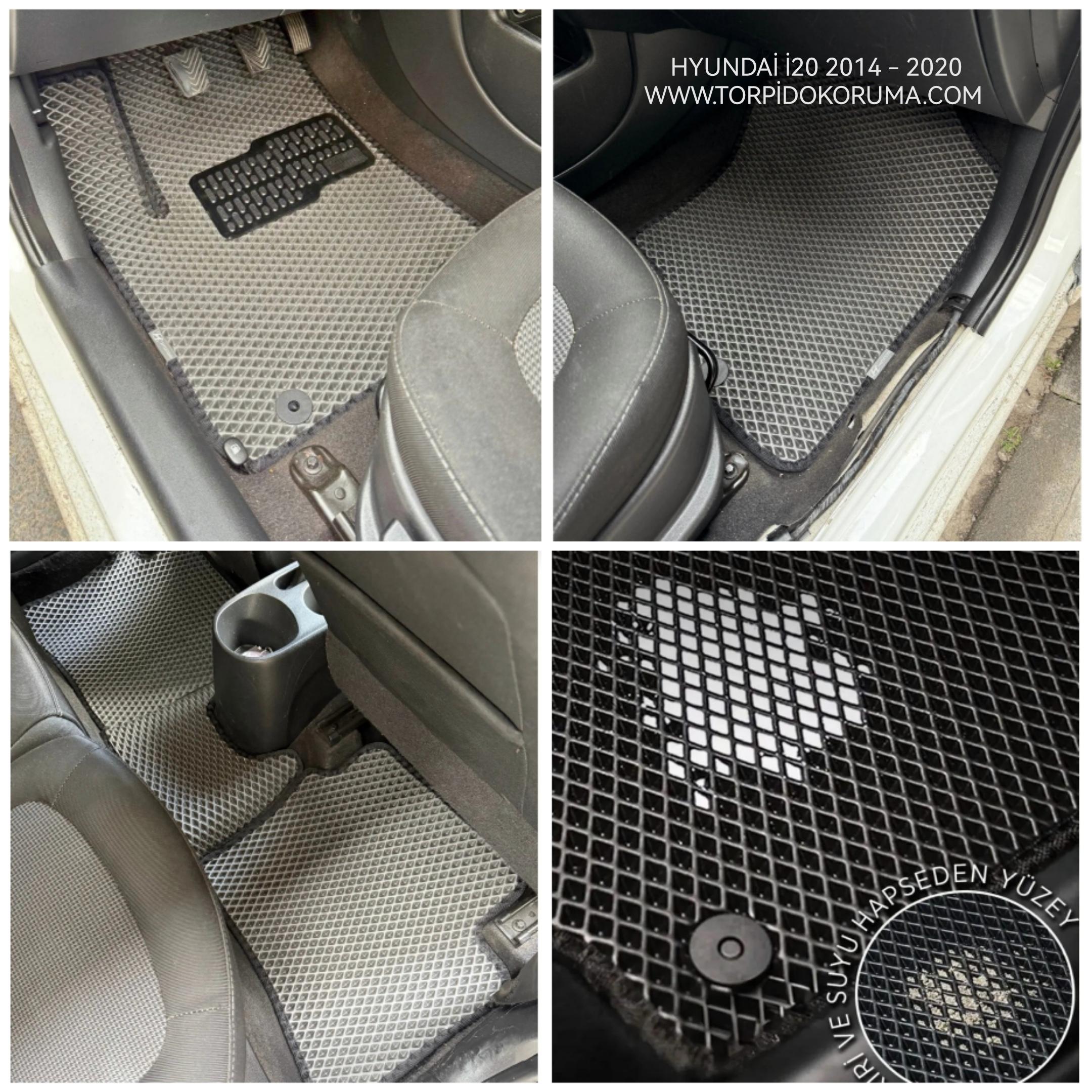 Hyundai İ20 2014 - 2020 Akıllı Premium Eva Oto Paspas (Aksesuarlar Fiyata Dahil Değildir)