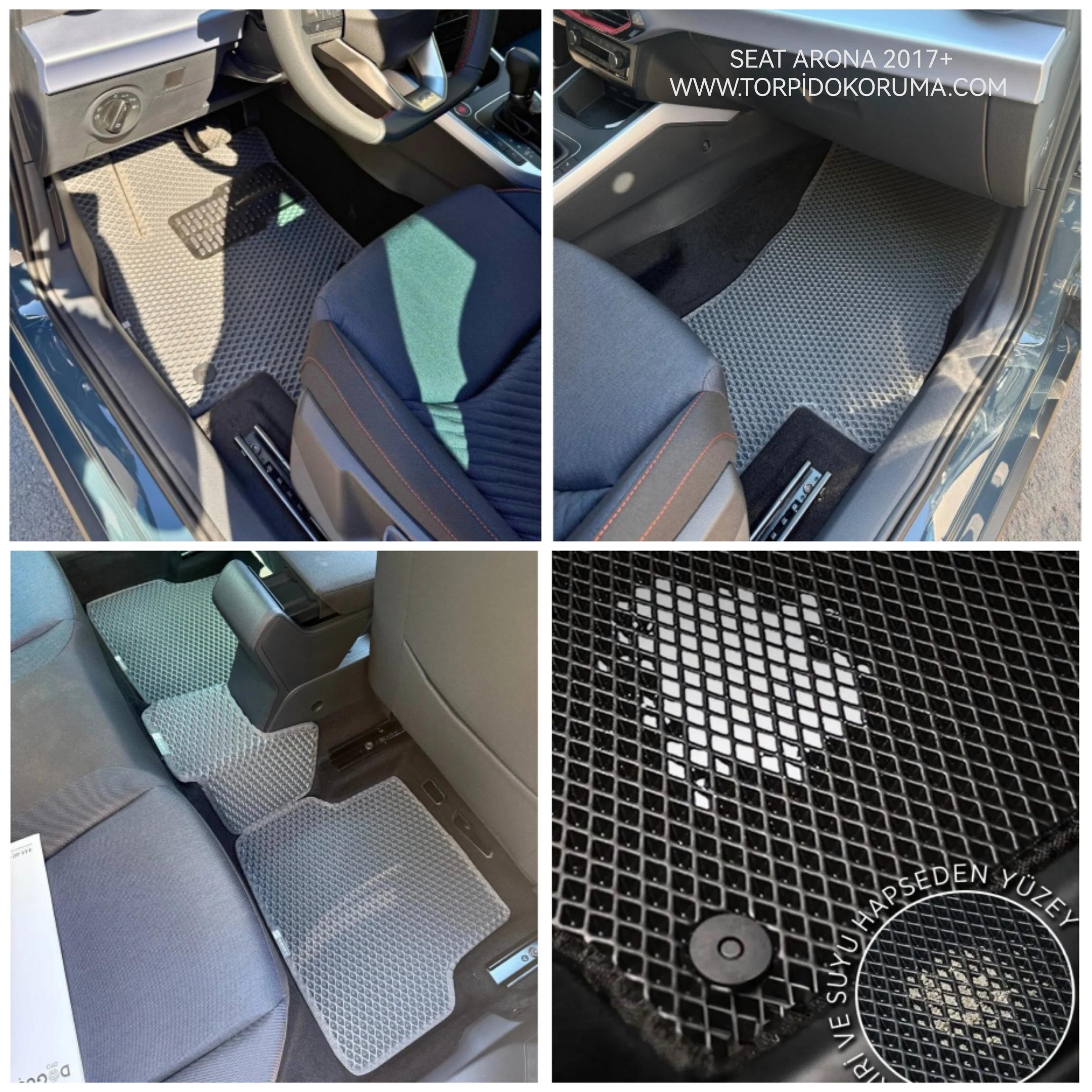 Seat Arona 2017+ Akıllı Premium Eva Oto Paspas (Aksesuarlar Fiyata Dahil Değildir)