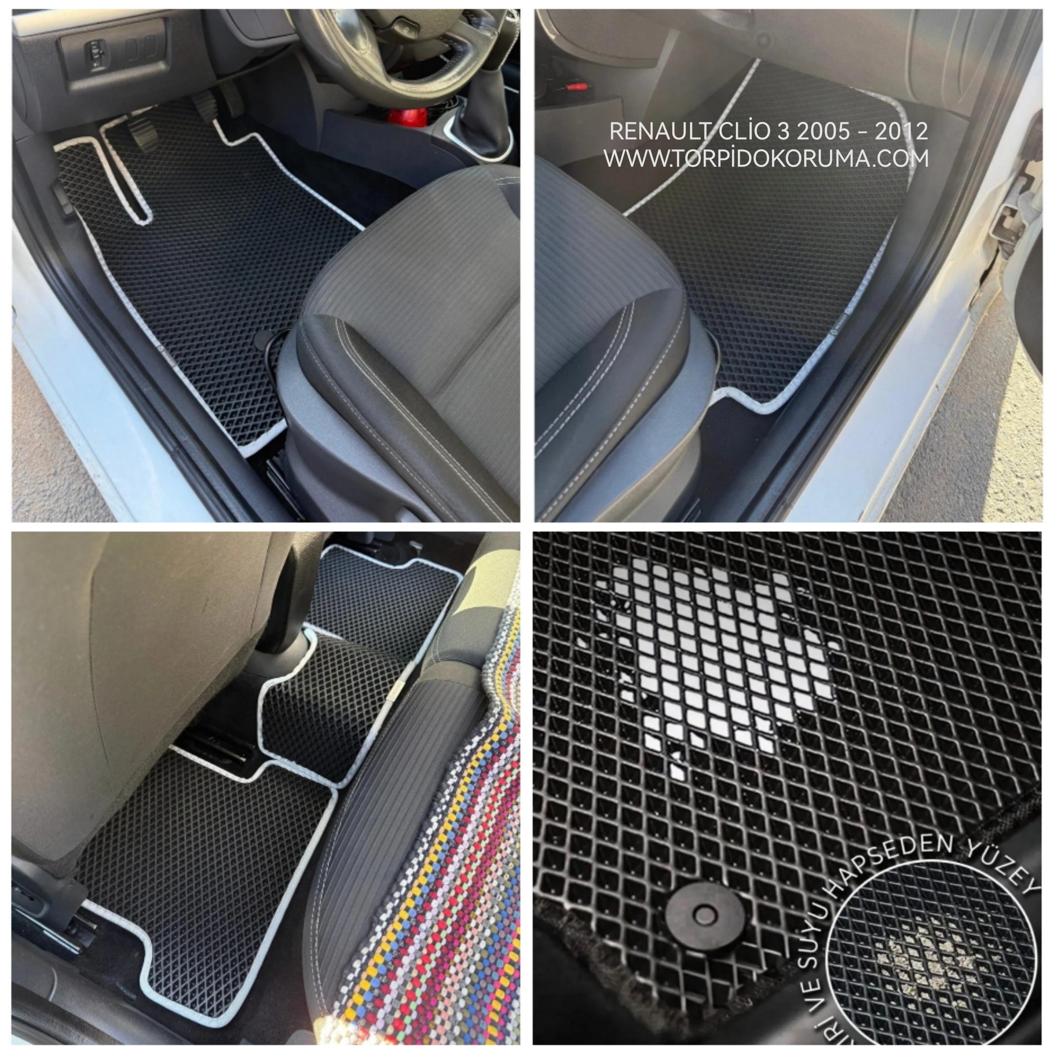 Renault Clio 3 2005 - 2012 Akıllı Premium Eva Oto Paspas