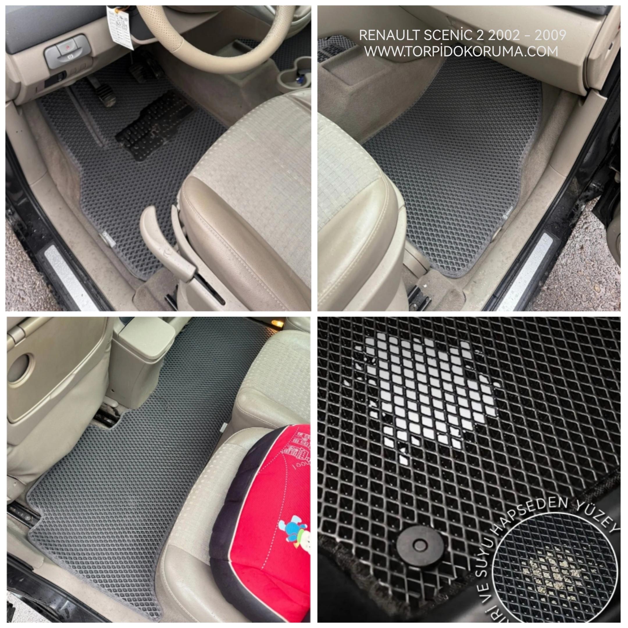 Renault Scenic 2 Kasa Akıllı Premium Eva Oto Paspas (Aksesuarlar Fiyata Dahil Değildir)