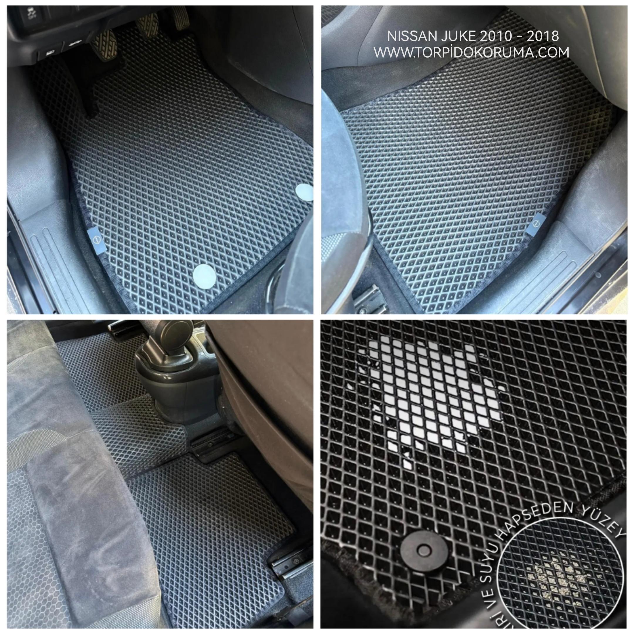 Nissan Juke 2010 - 2018 Akıllı Premium Eva Oto Paspas (Aksesuarlar Fiyata Dahil Değildir)