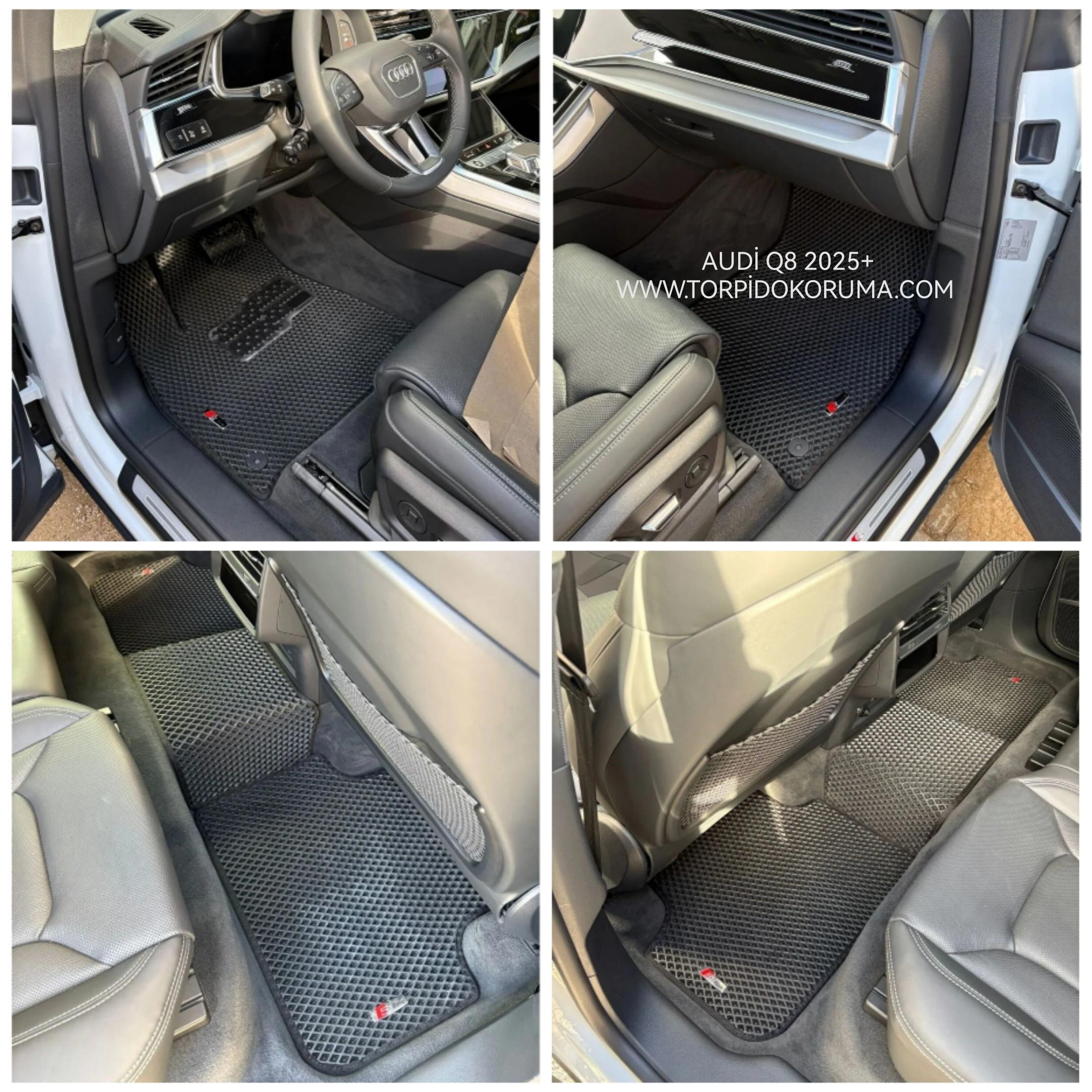 Audi Q8 2025+ Akıllı Premium Eva Oto Paspas (Aksesuarlar Fiyata Dahil Değildir)