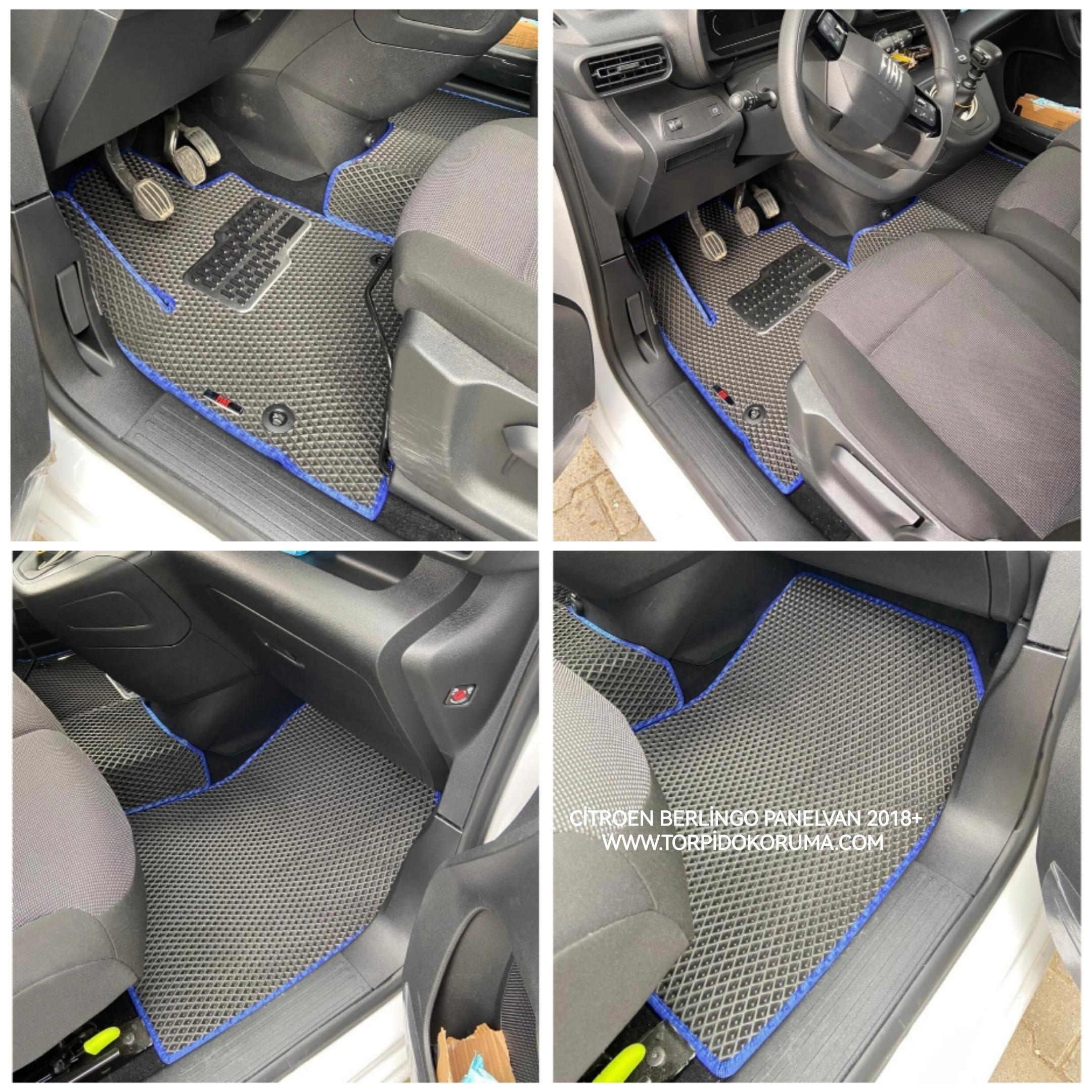 Citroen Berlingo Panelvan 2018+ Sadece Önler Akıllı Premium Eva Oto Paspas (Aksesuarlar Fiyata Dahil Değildir)