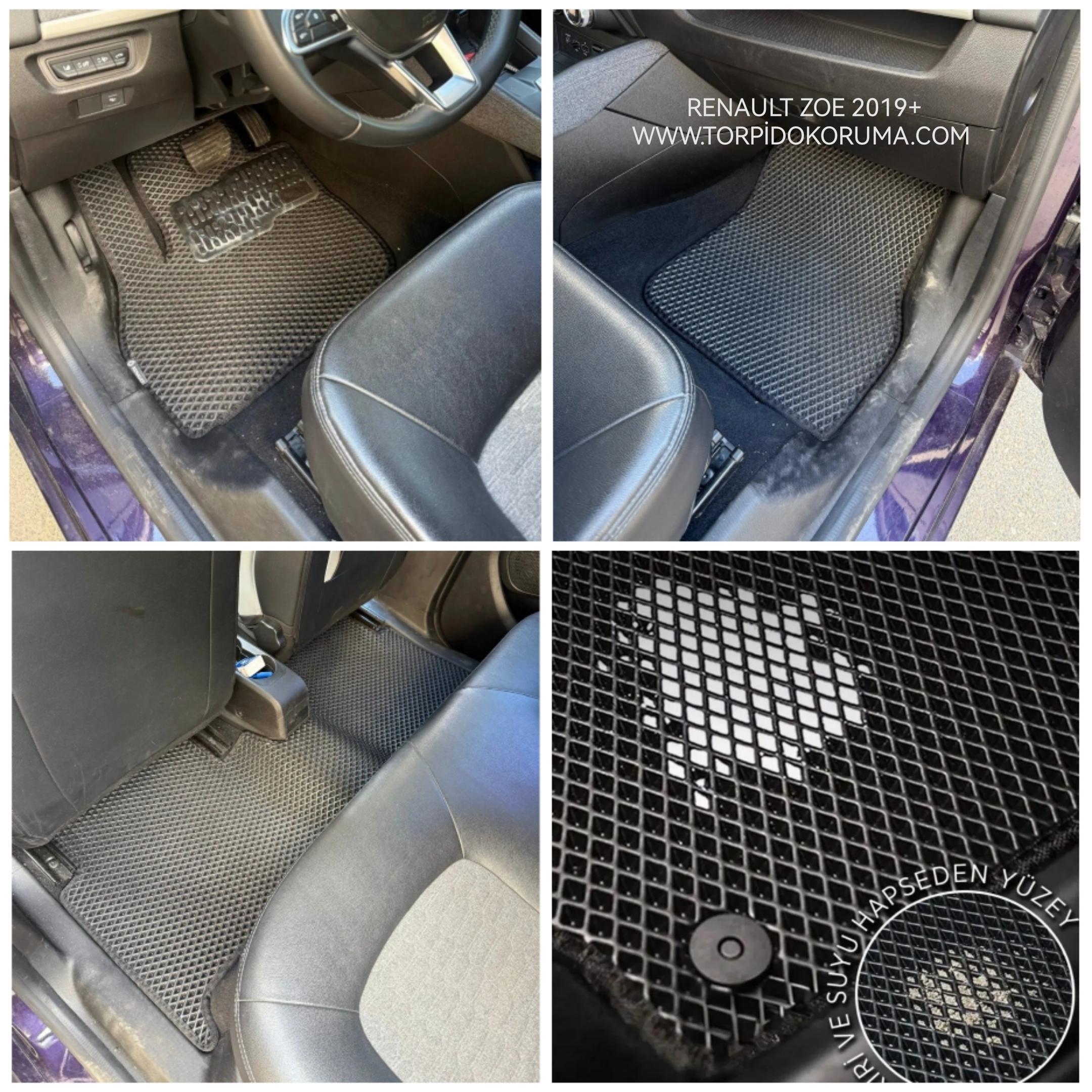 Renault Zoe 2019+ Akıllı Premium Eva Oto Paspas (Aksesuarlar Fiyata Dahil Değildir)