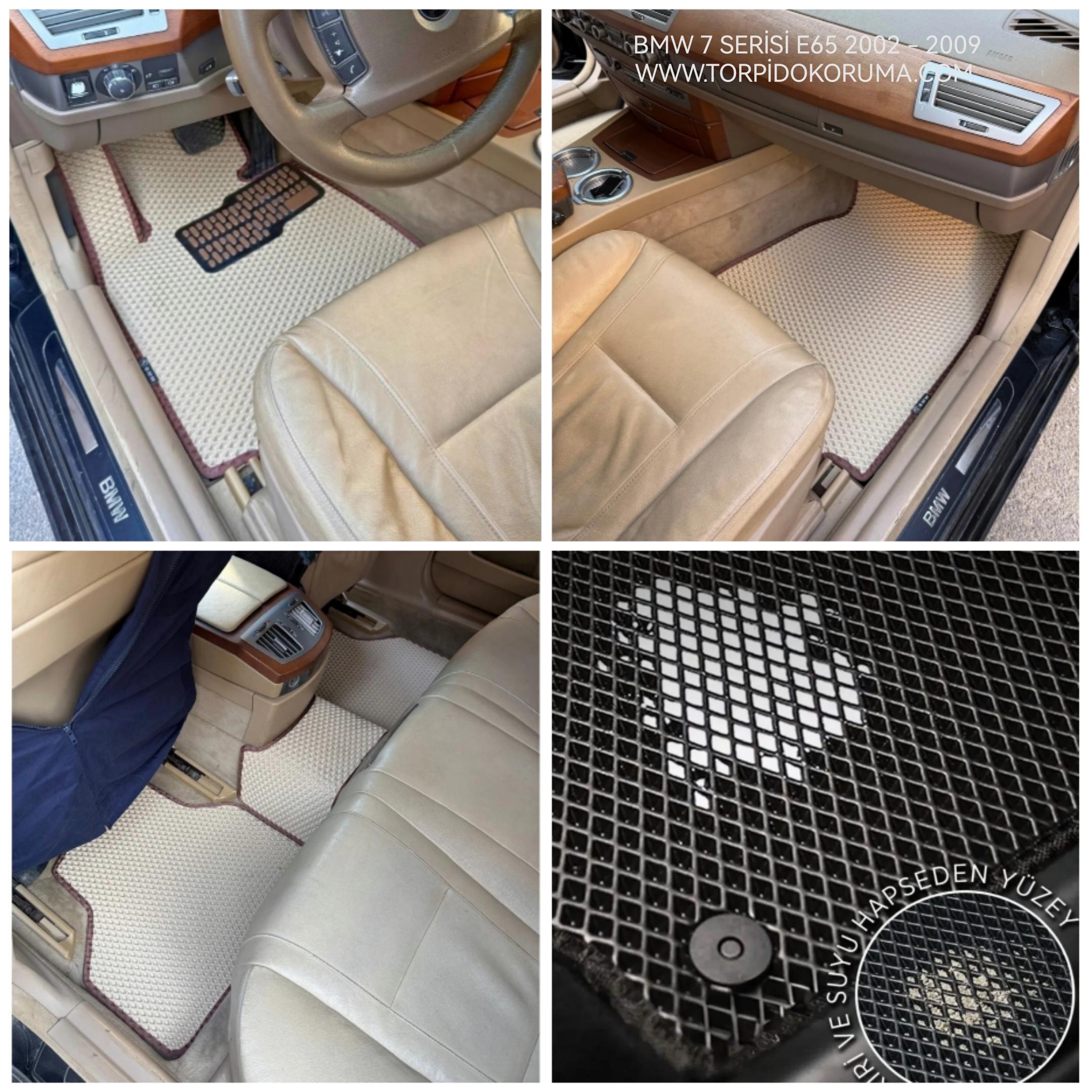 Bmw 7 Serisi E65 Short 2002 - 2009 Kasa Akıllı Premium Eva Oto Paspas (Aksesuarlar Fiyata Dahil Değildir)