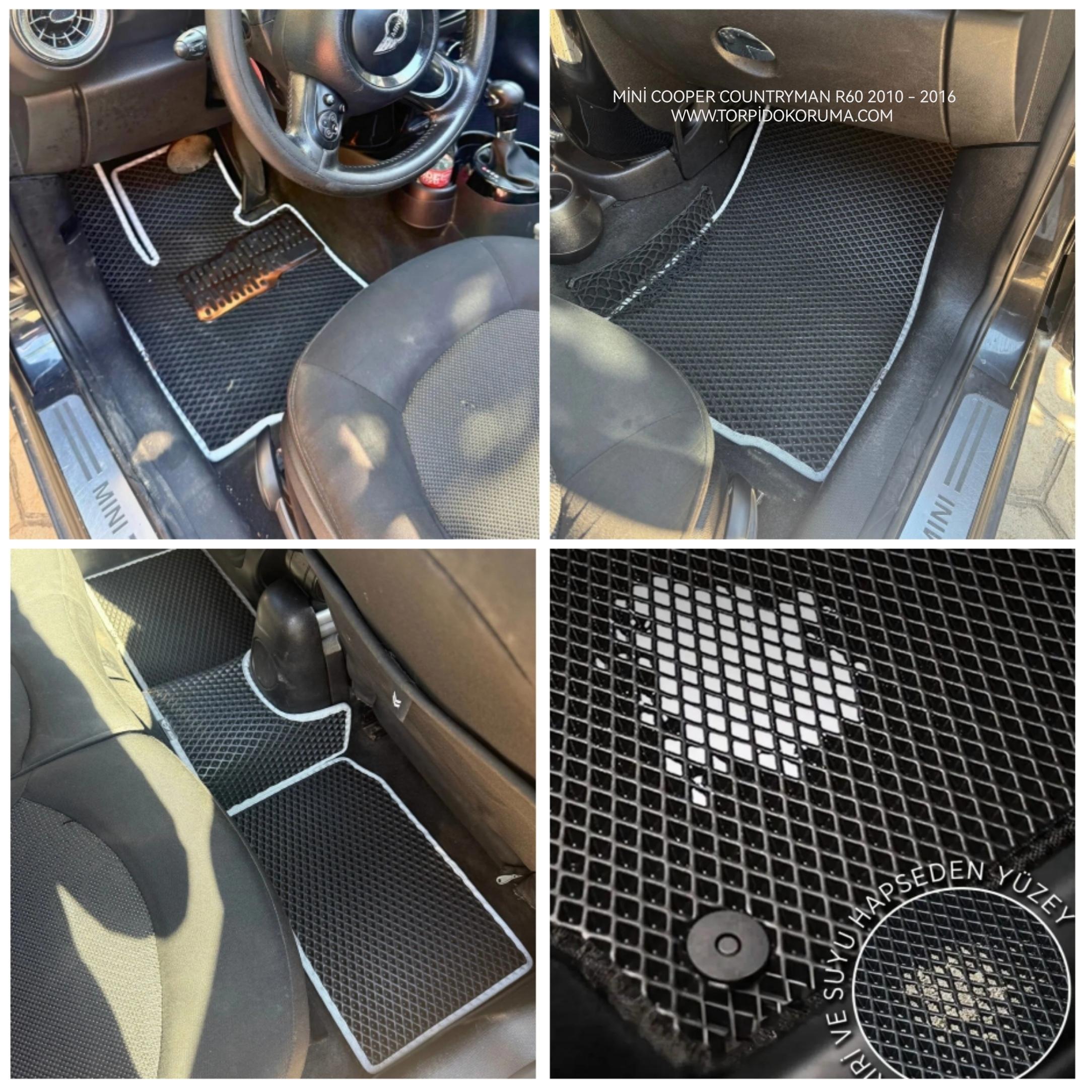 Mini Cooper Countryman R60 5 kapı 2010 - 2016 Akıllı Premium Eva Oto Paspas (Aksesuarlar Fiyata Dahil Değildir)