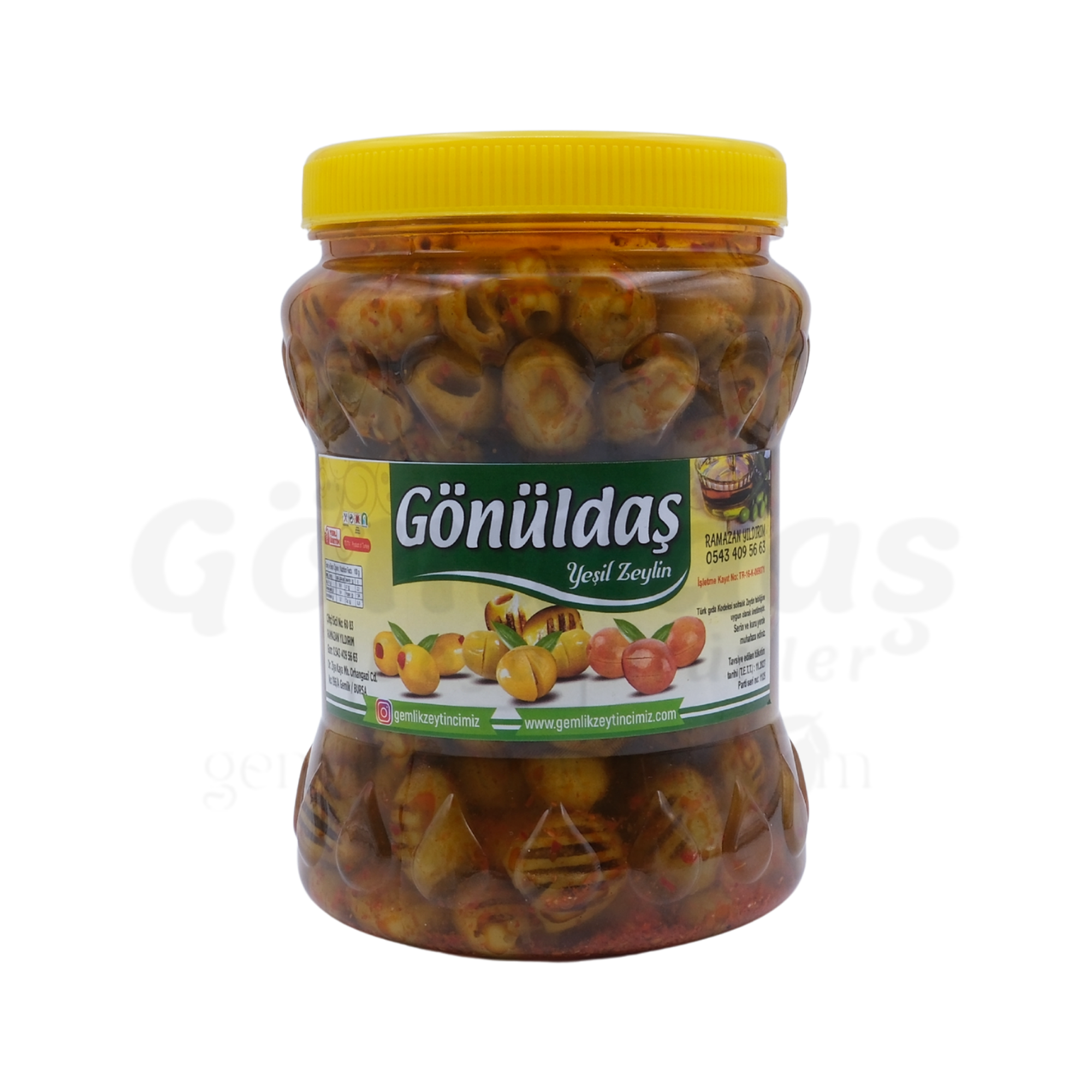 Yeşil Izgara Zeytin (900gr)
