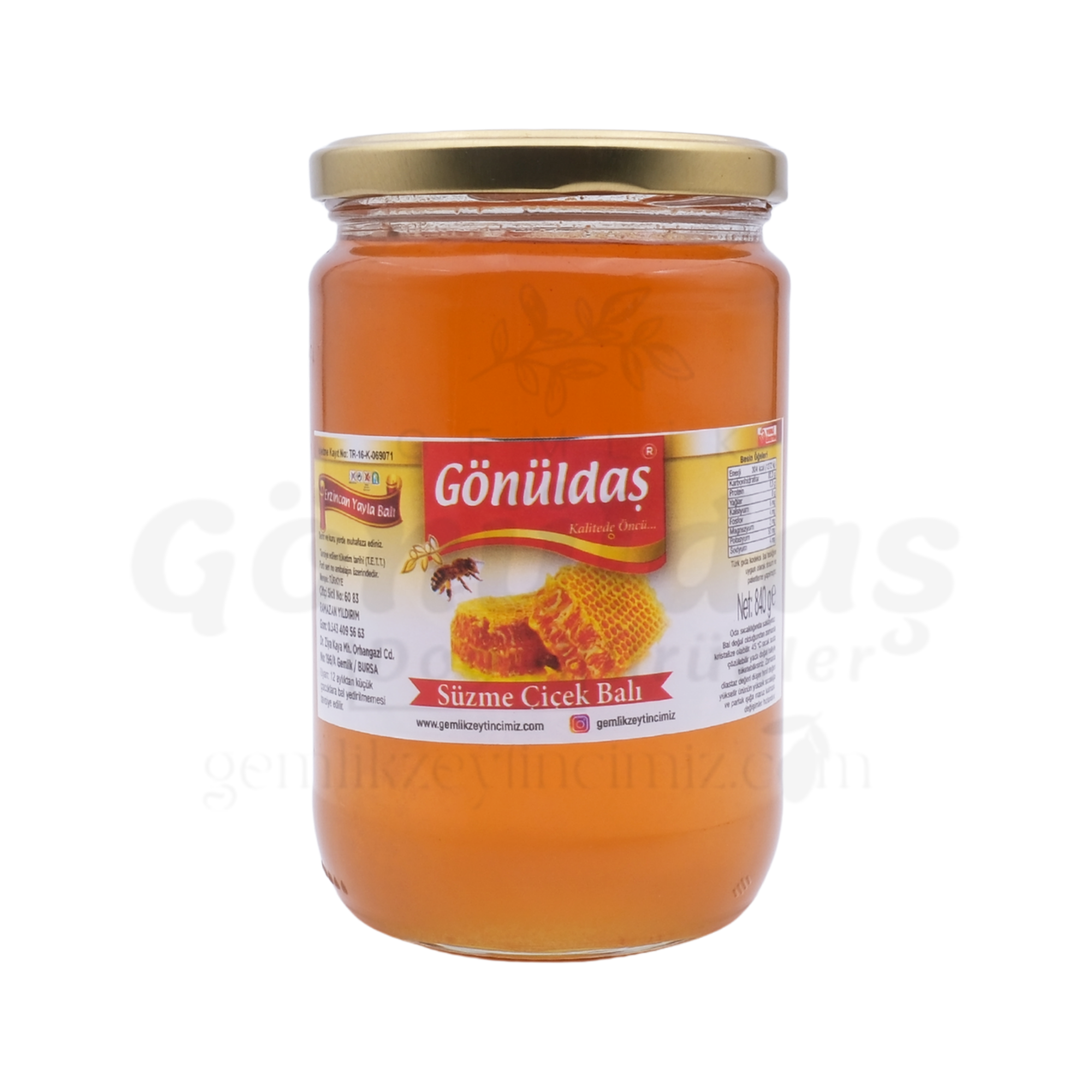 SÜZME ÇİÇEK BALI (840gr)