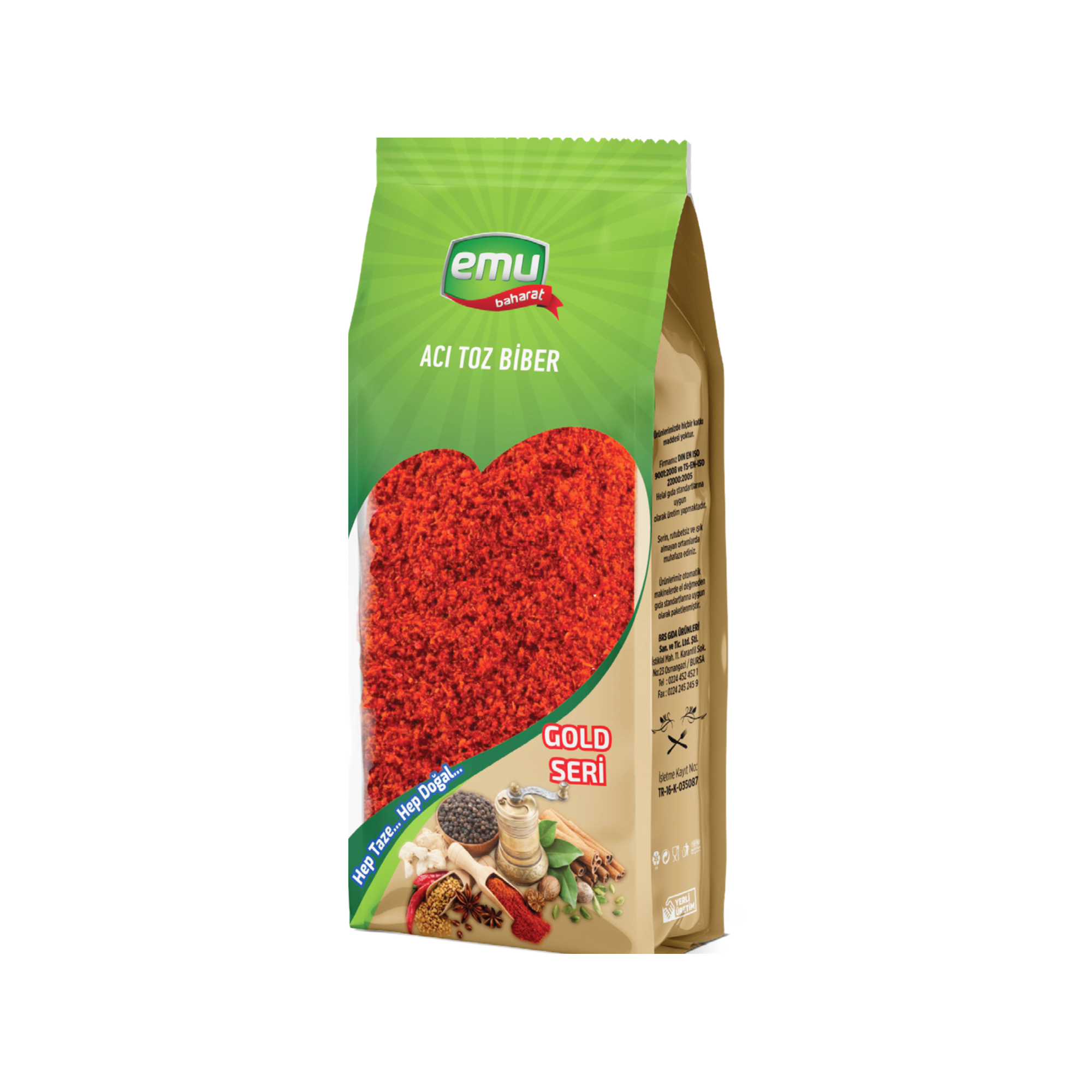 Acı Toz Biber 200 gr Emu