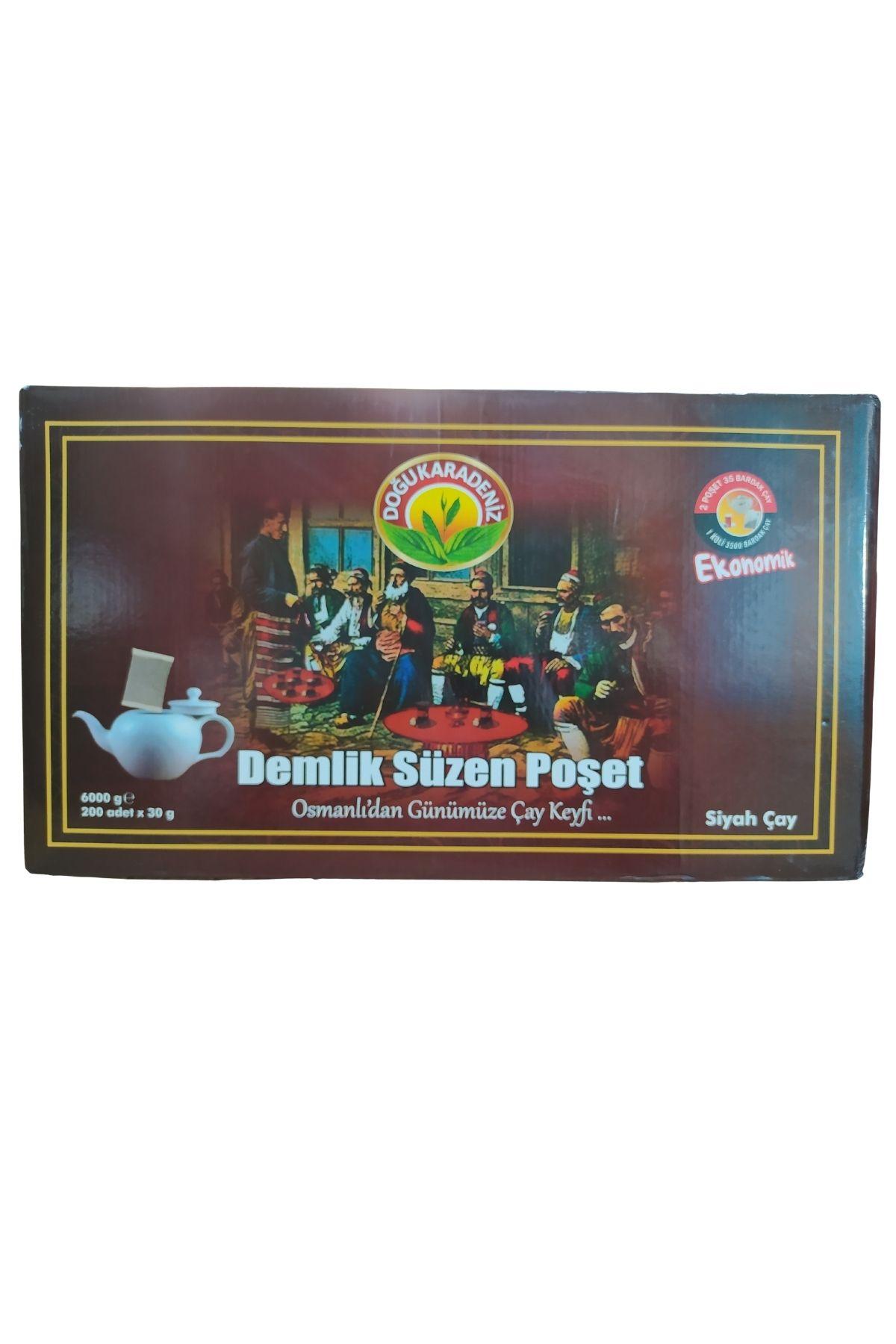 Doğu Karadeniz Demlik Poşet Çay 200 x 30 gr = 6000 gr