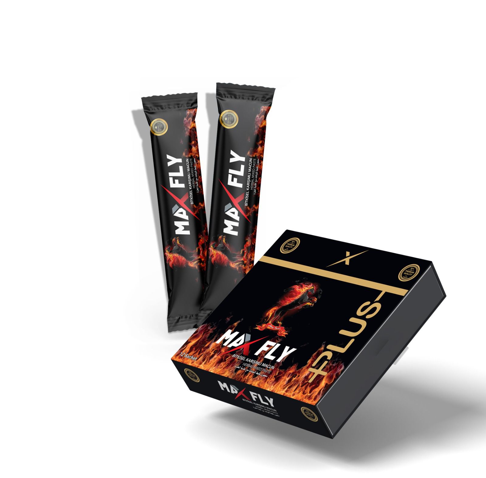 Max Fly Tek Kullanımlık Stick Epimedium Macun 12 Adet * 12 g