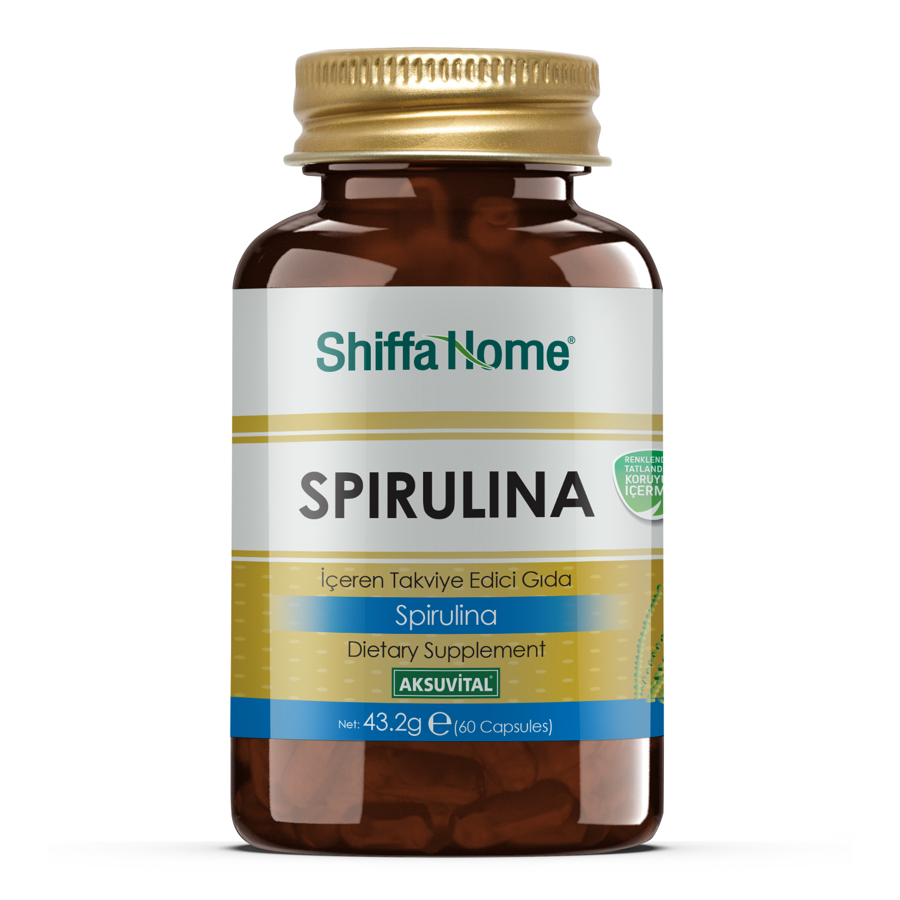 Shiffa Home Spirulina 60 Kapsül