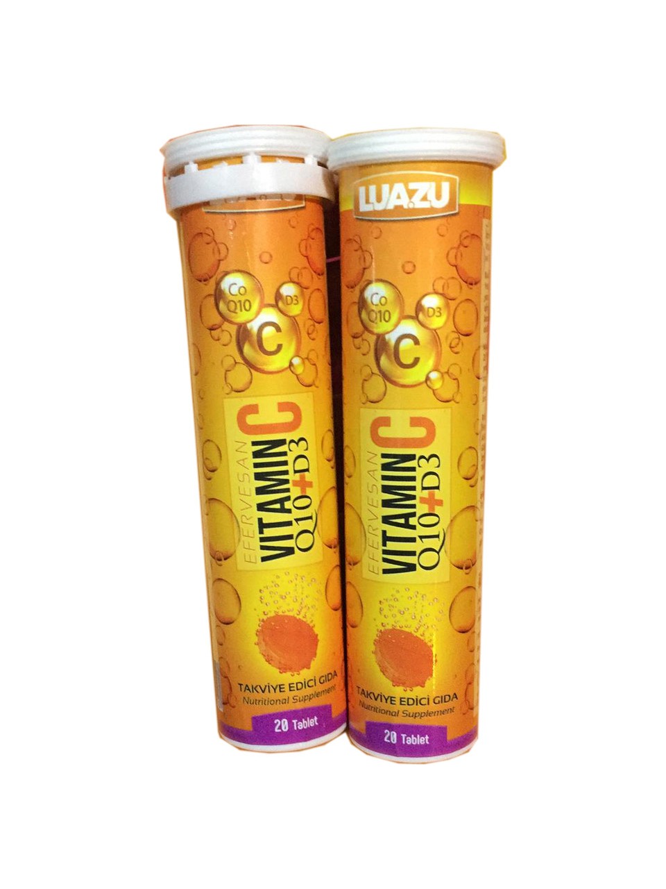 Luazu Vitamin C + Coenzyme Q10 + Vit D3 20 Tablet