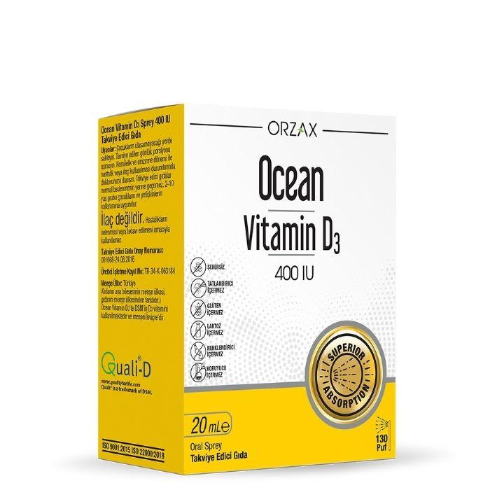 Ocean D3K2 20 ml Damla / 400 doz