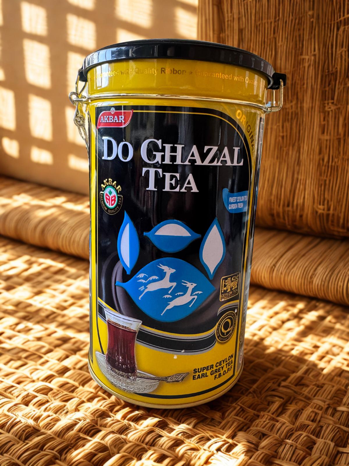 Do Ghazal Tea Süper Ceylon Early Grey 400 Teneke Gr % 100 Orjinal