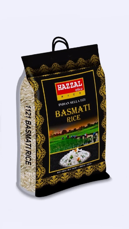 Hazzal 5 kg basmati pirinç.