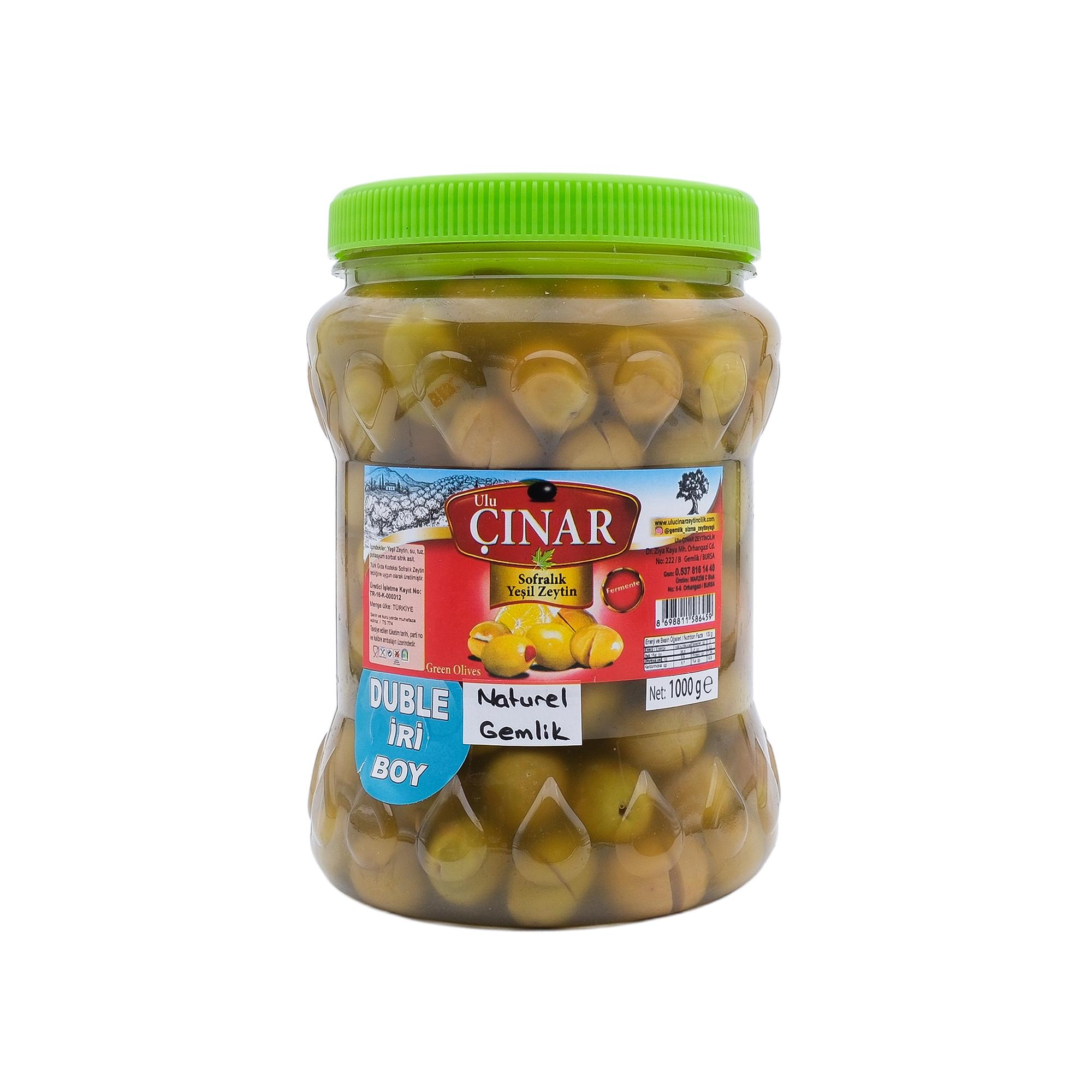 Naturel Gemlik İri Boy Köy Kırma Yeşil 1 Kg