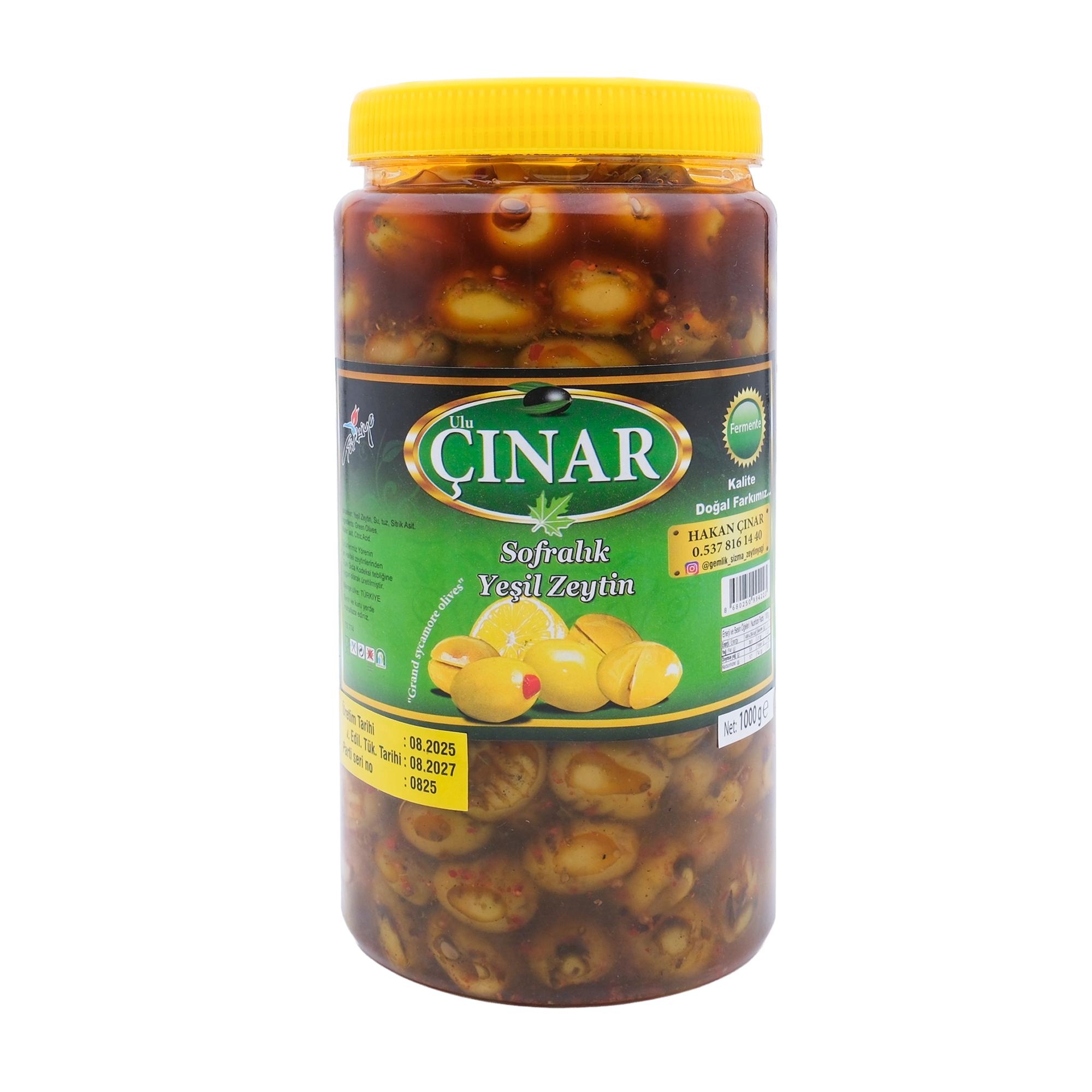 Izgara Yeşil Biberli Zeytin 1 Kg