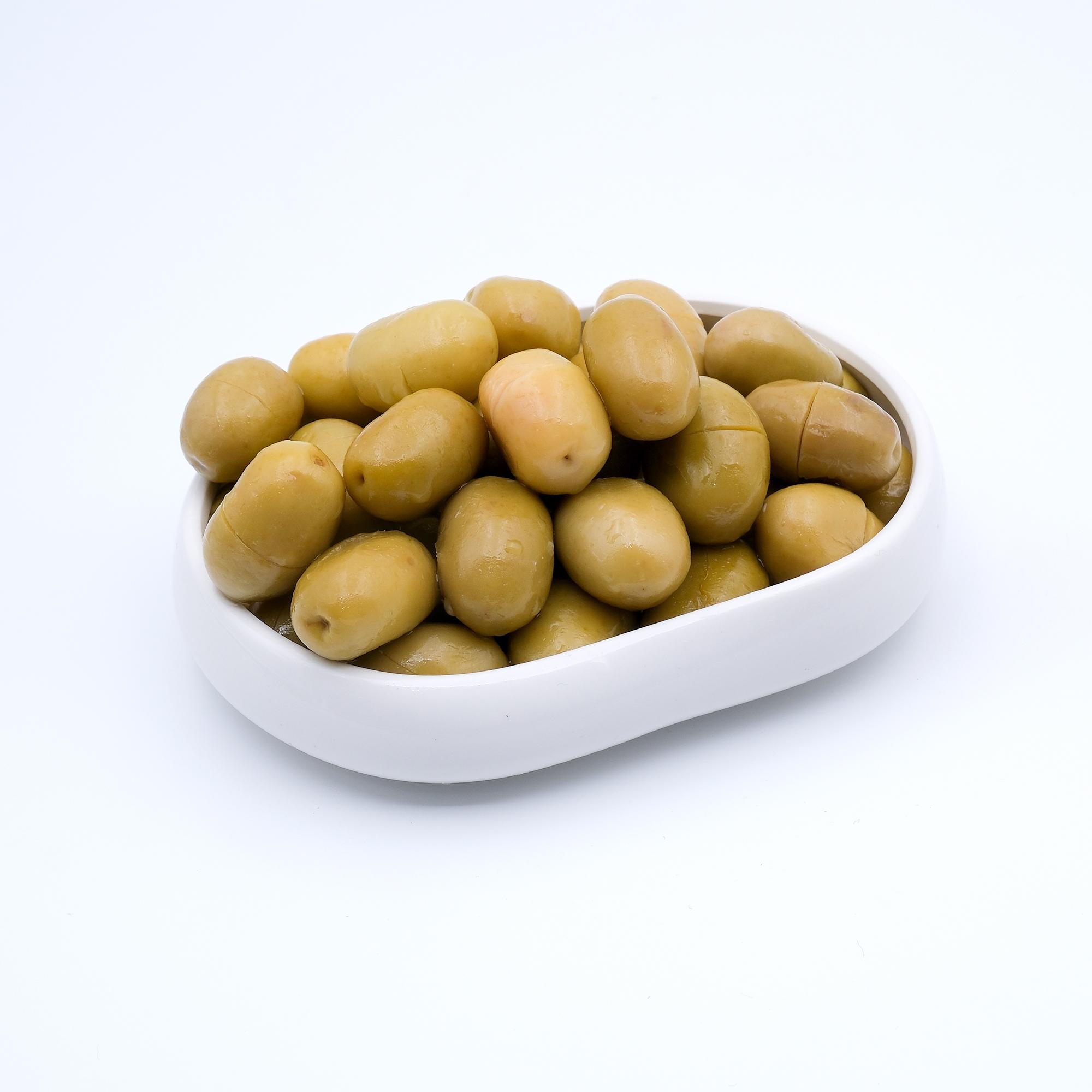 4X Domat Kırma Yeşil Zeytin (İri̇ Boy) 1 Kg