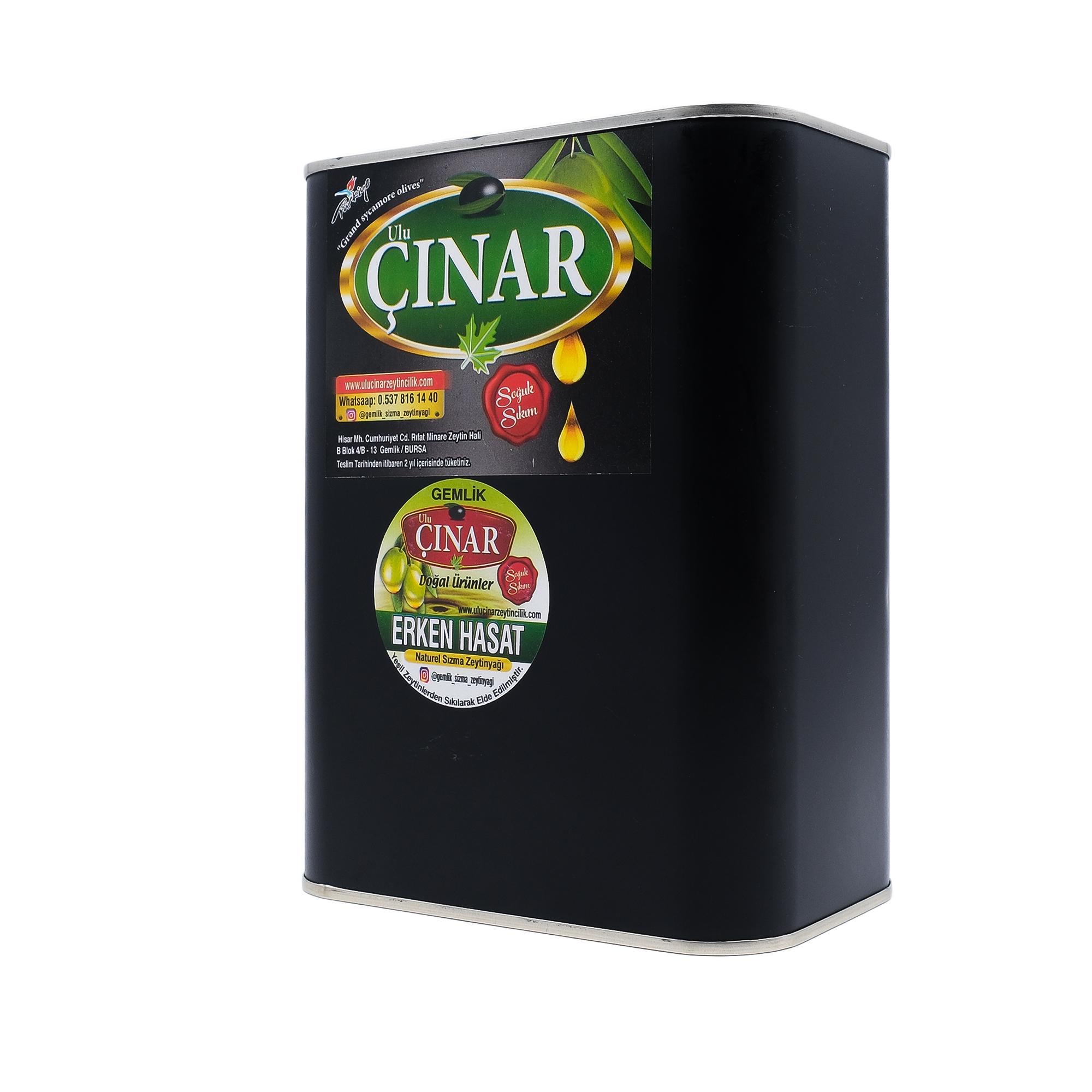 Erken Hasat (Yeşil Zeytin Den) Sızma Zeytinyağı _3 Lt