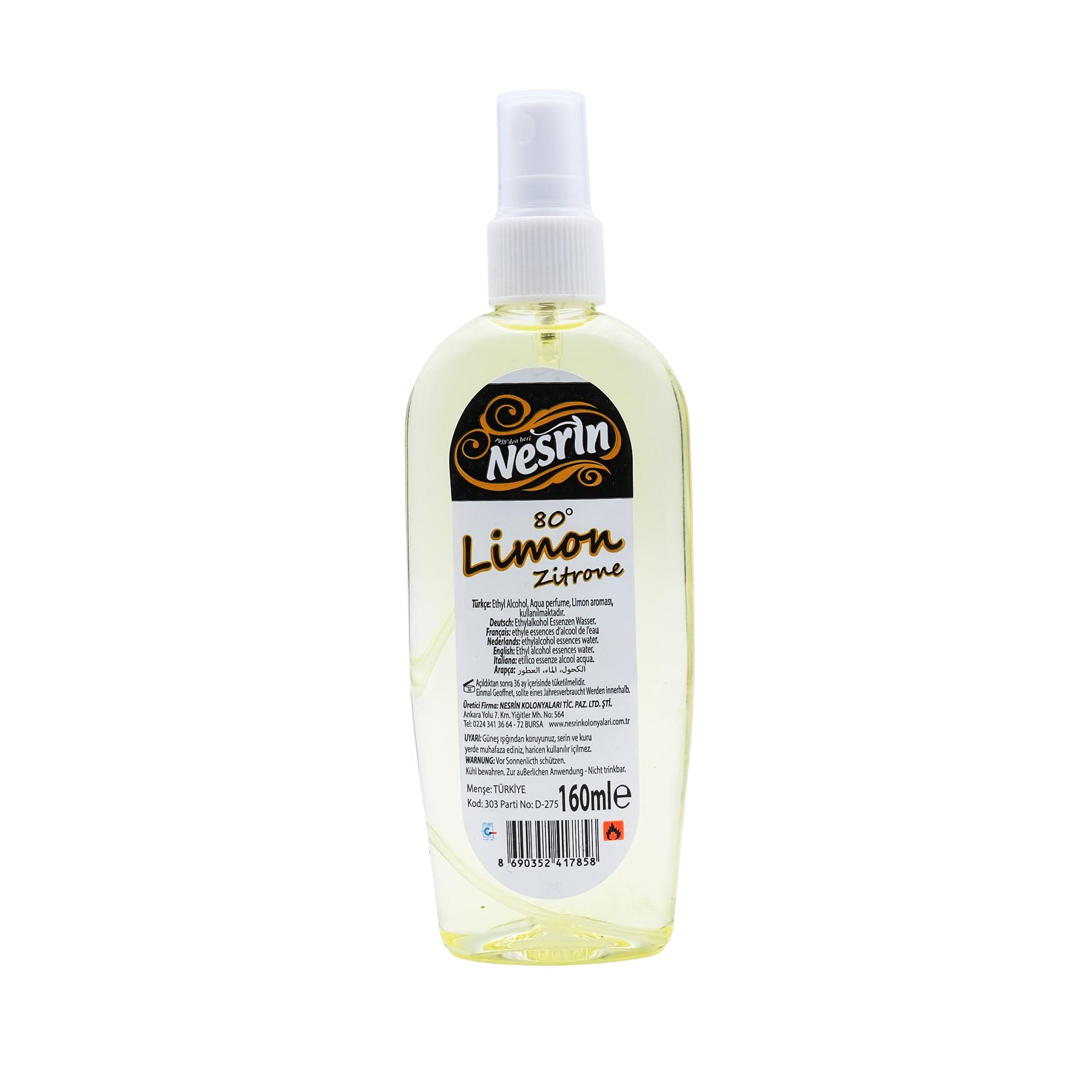 Kolonya Sprey - Limon. 160 Ml