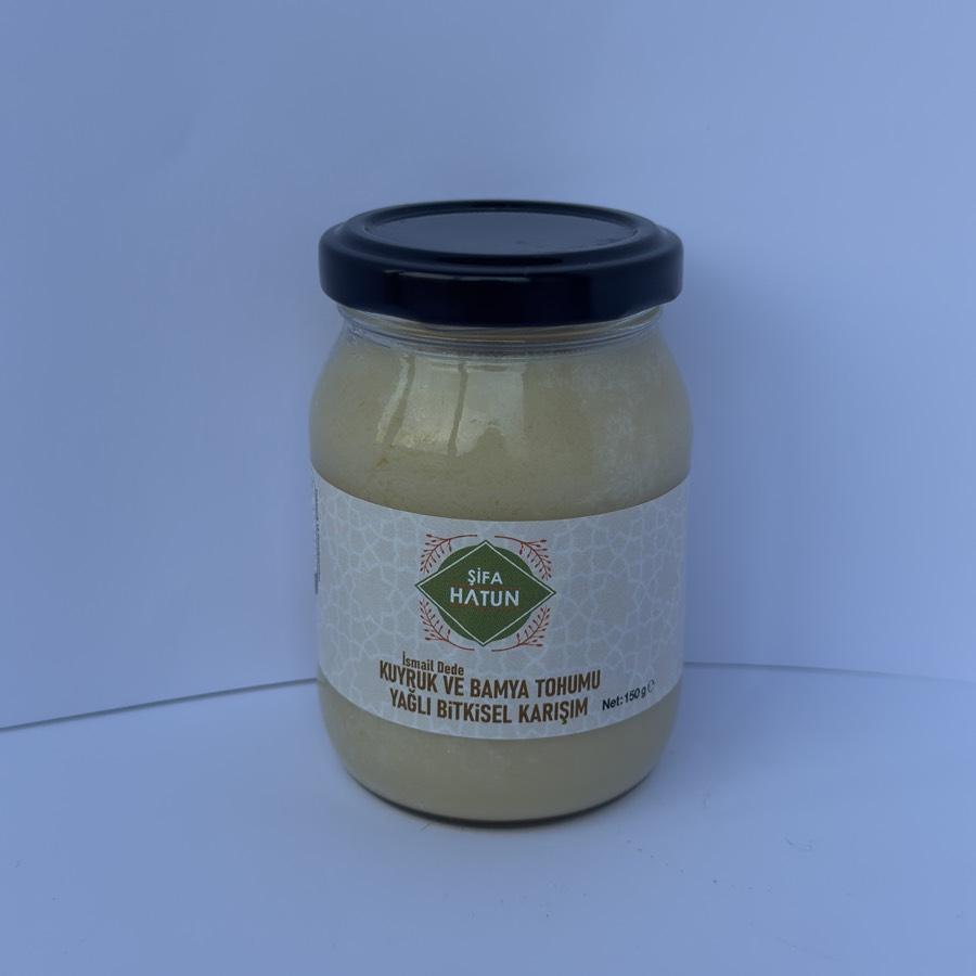 Bamya ve kuyruk yağı kremi