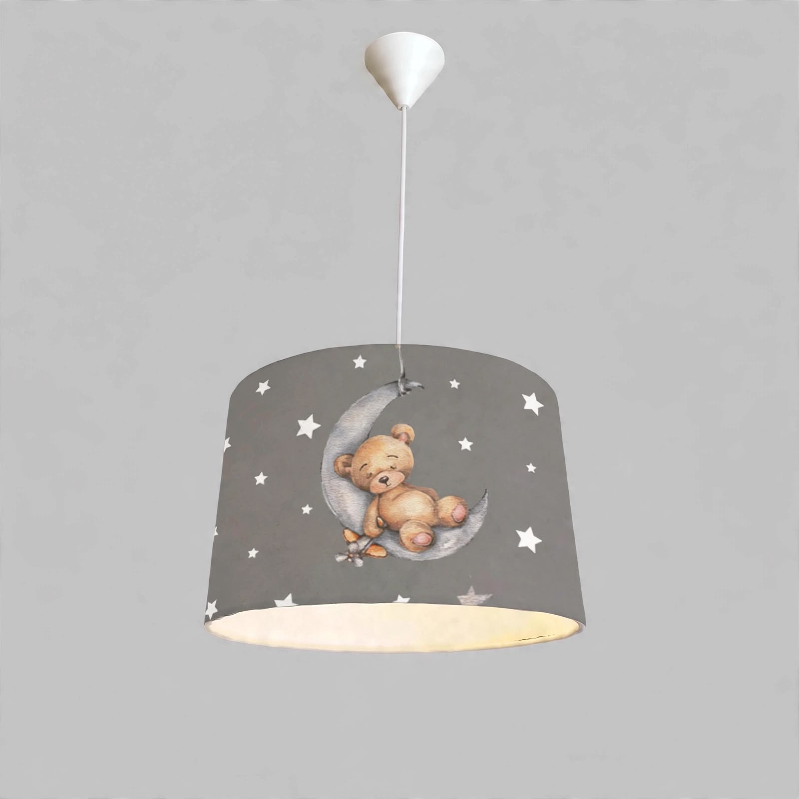 Minibabyroom Ayda Uyuyan Ayıcık Temalı Çocuk Odası Sarkıt Avize