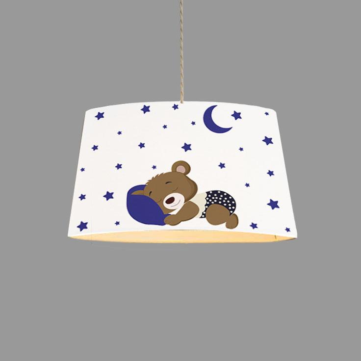 Minibabyroom Uyuyan Ayıcık Temalı Çocuk Odası Sarkıt Avize